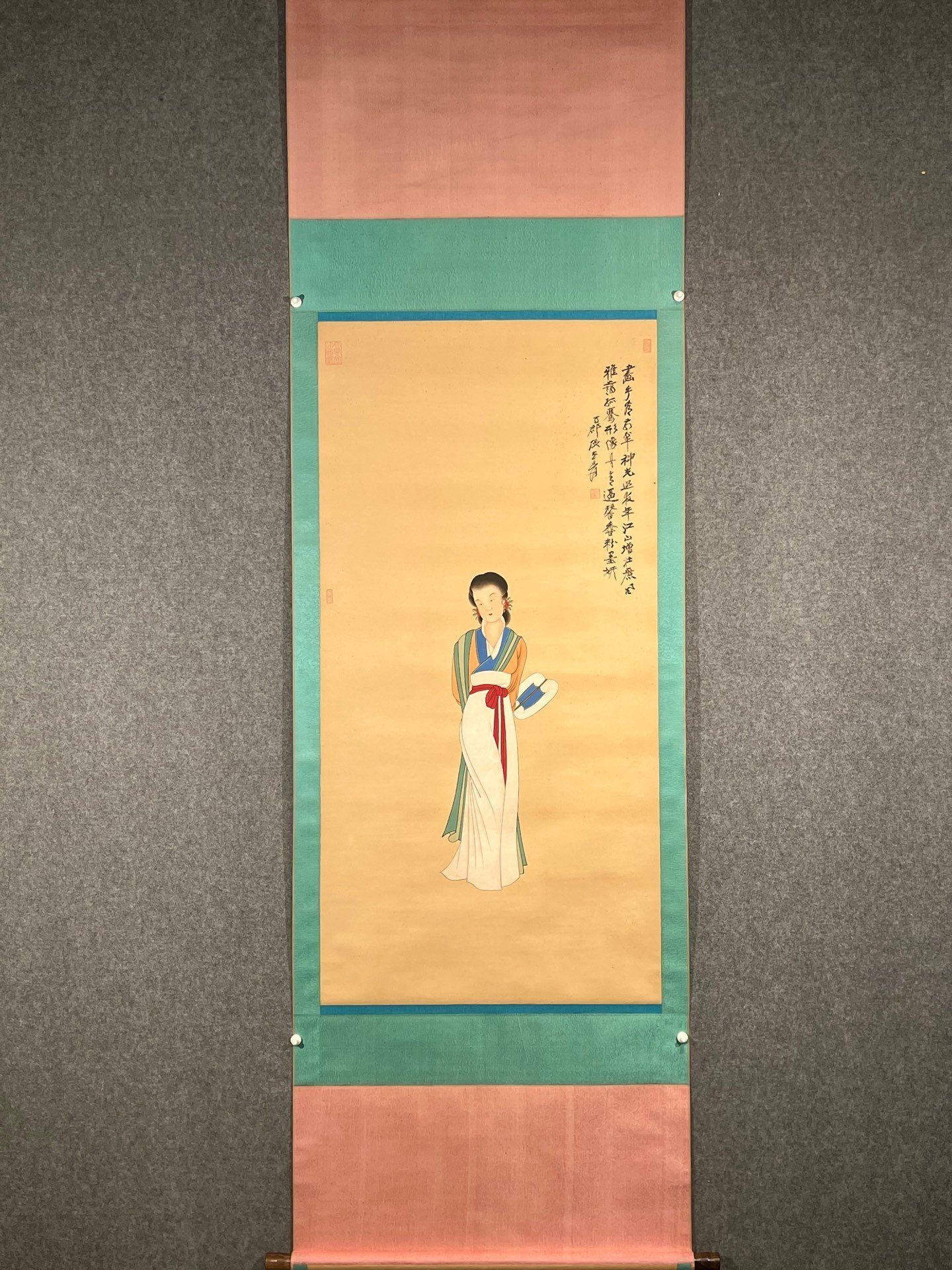 Chinese scroll painting Zhang Daqia