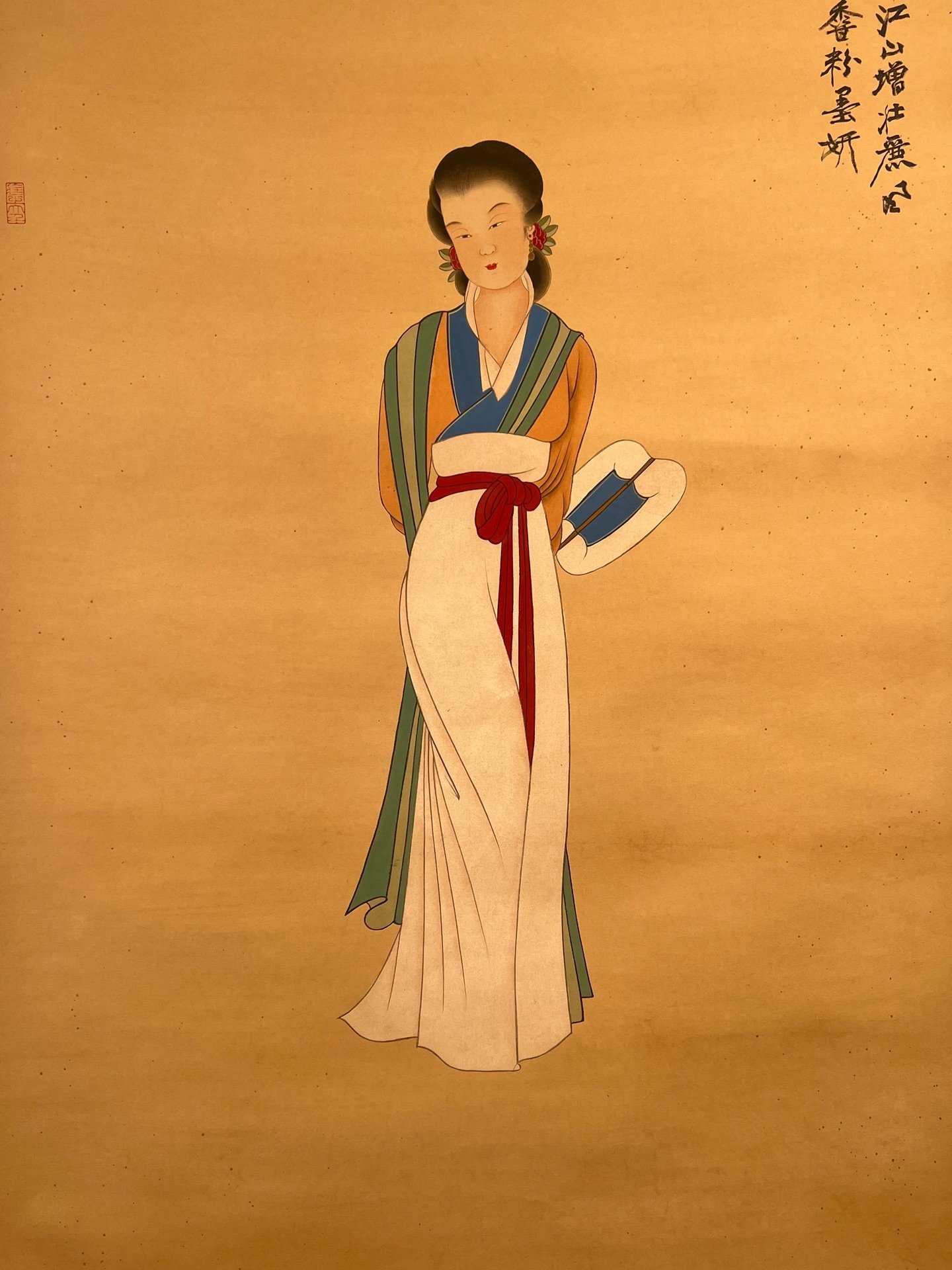 Chinese scroll painting Zhang Daqia