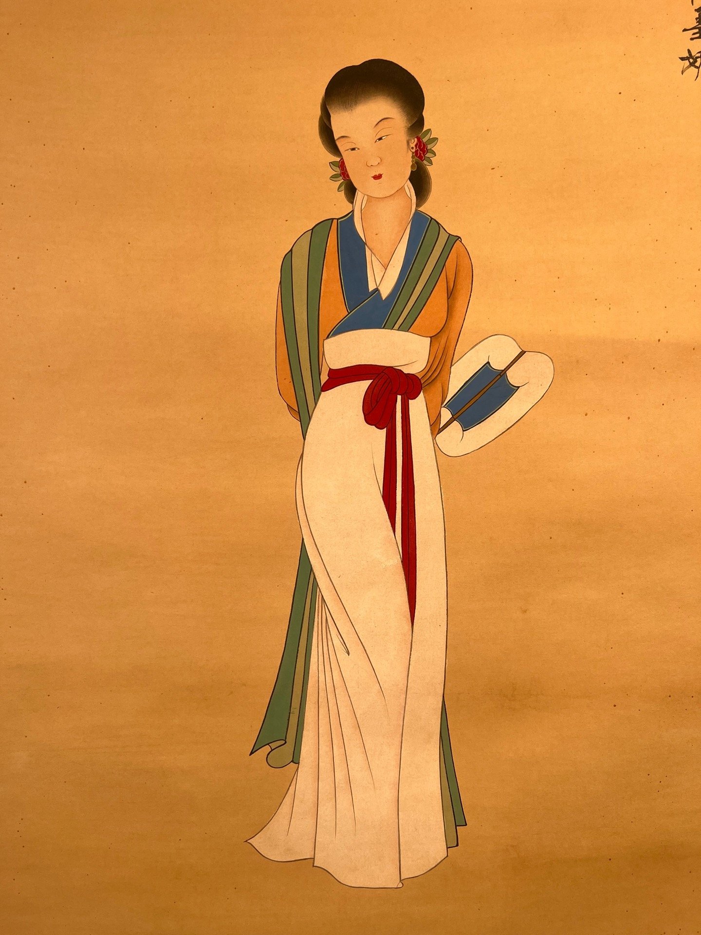 Chinese scroll painting Zhang Daqia