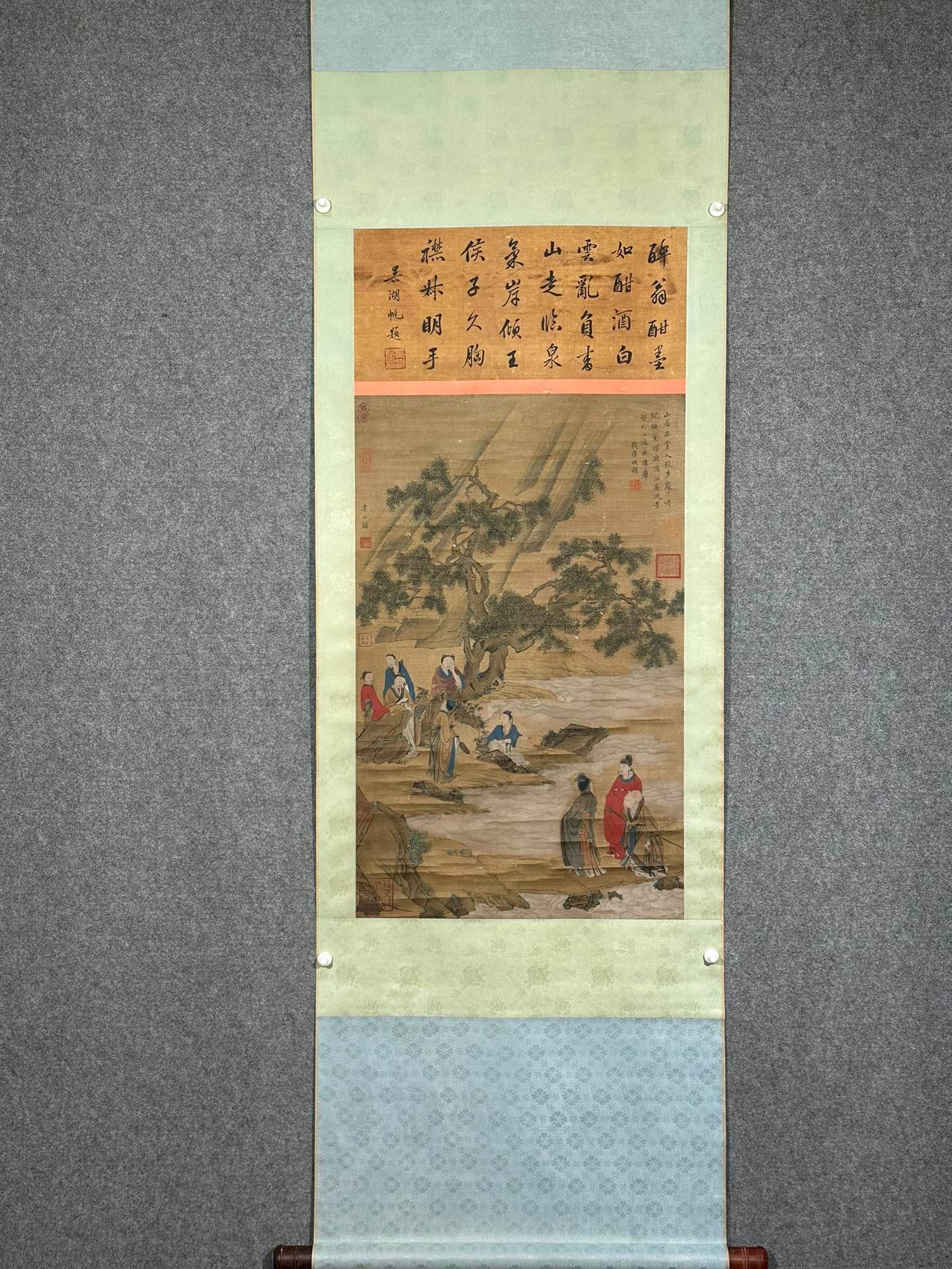 Chinese scroll painting Li Gongli