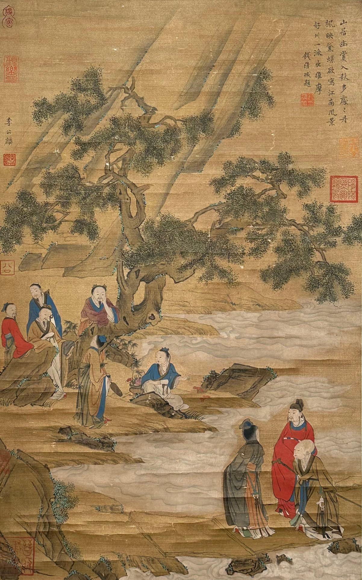 Chinese scroll painting Li Gongli