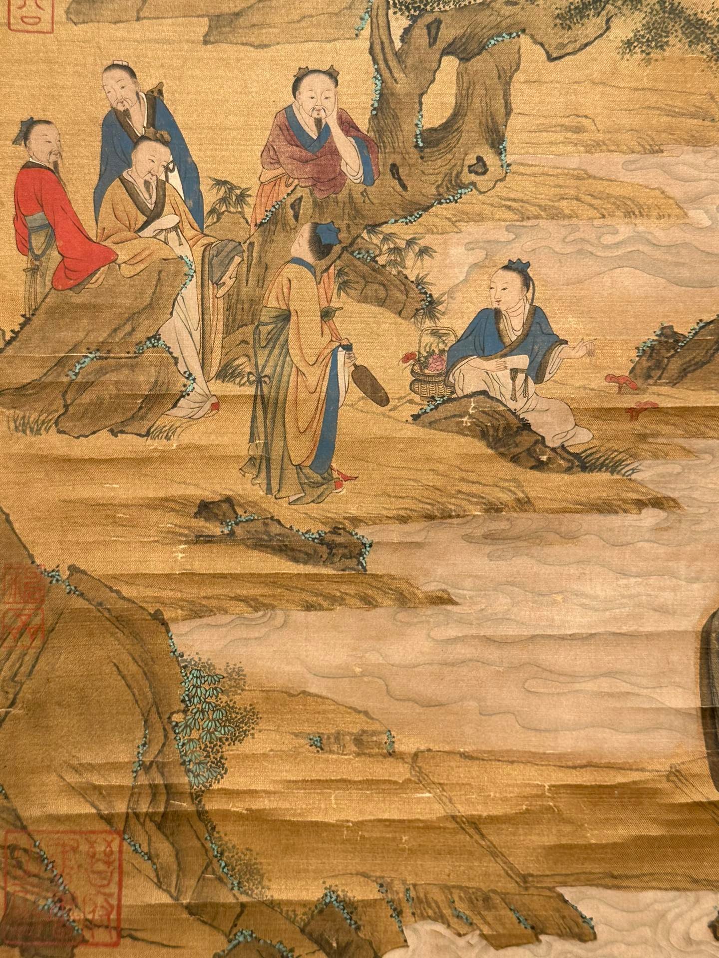 Chinese scroll painting Li Gongli