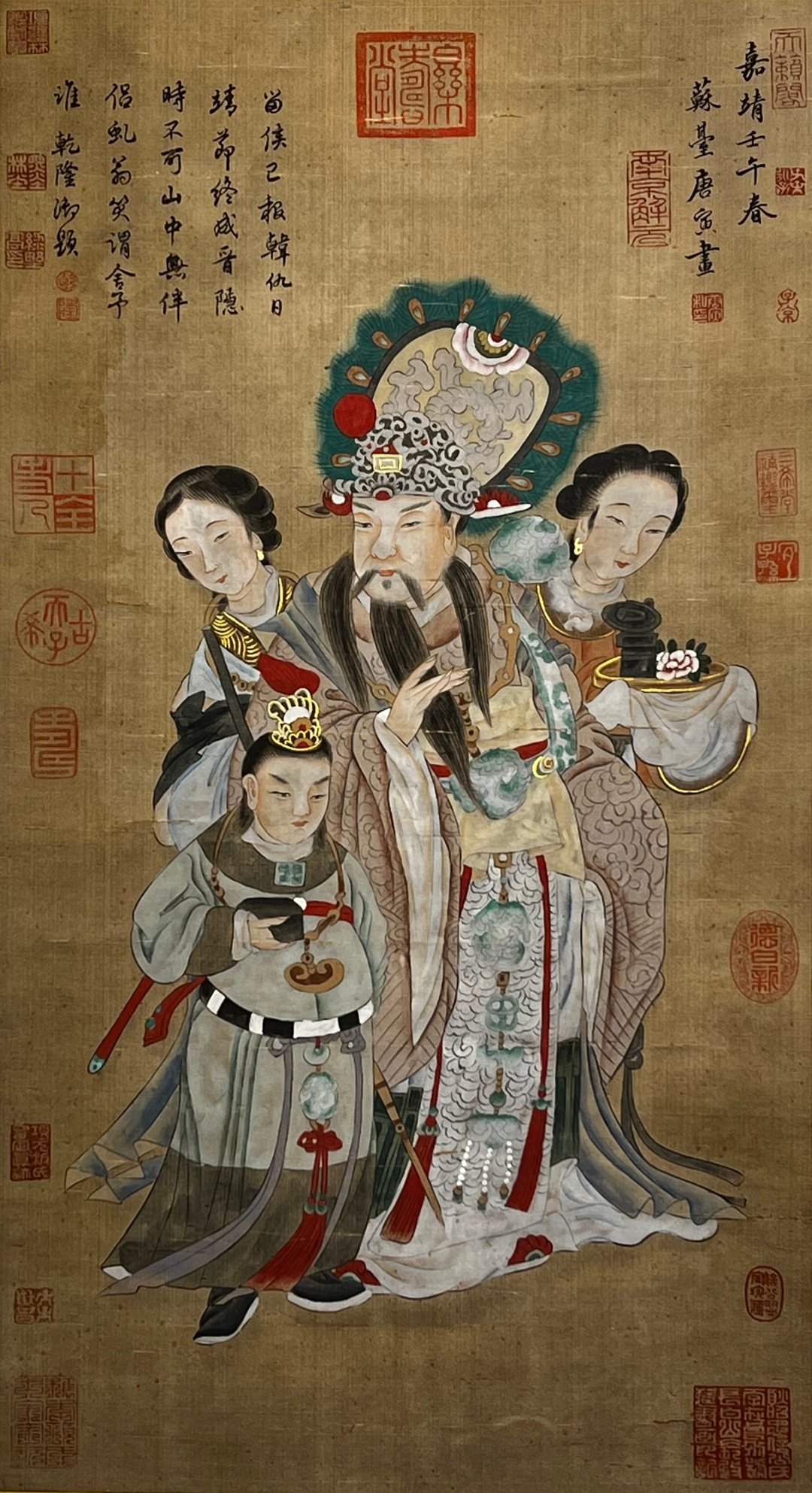 Chinese scroll painting Tang Yin