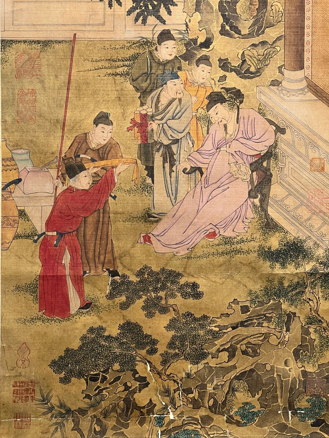 Chinese scroll painting Jin Gu Kaizhi