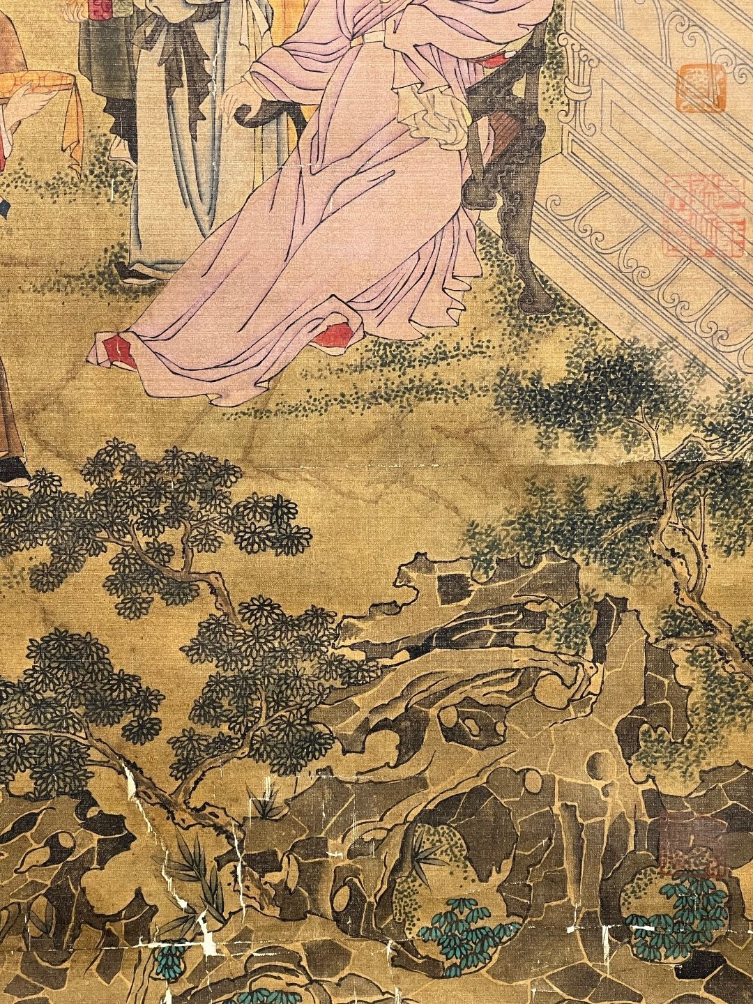 Chinese scroll painting Jin Gu Kaizhi