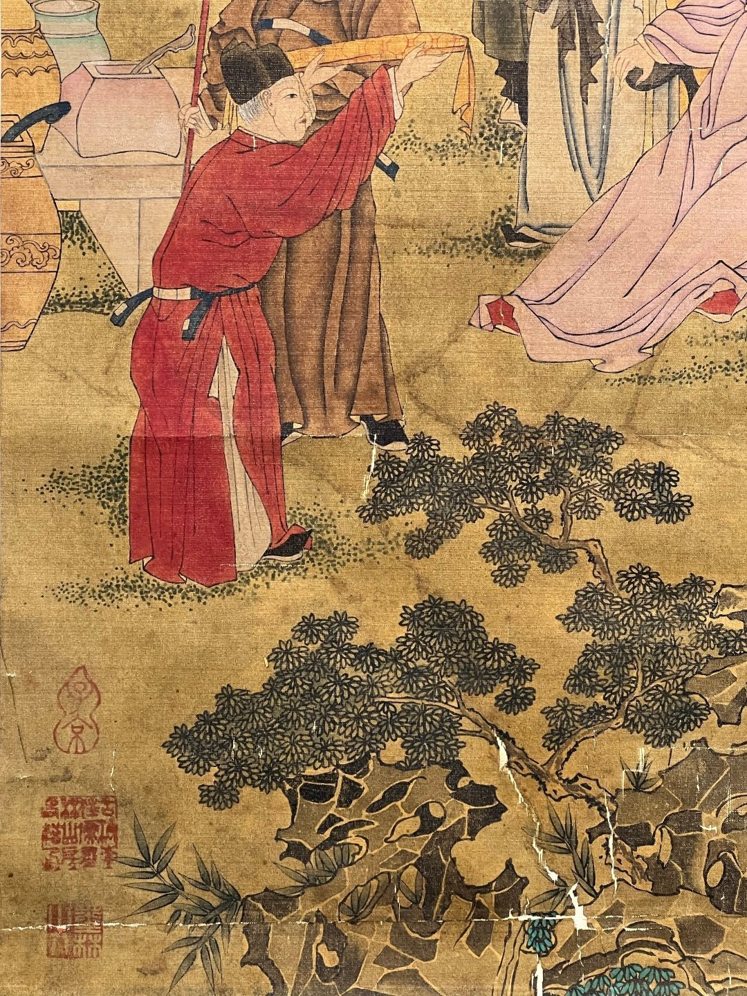Chinese scroll painting Jin Gu Kaizhi