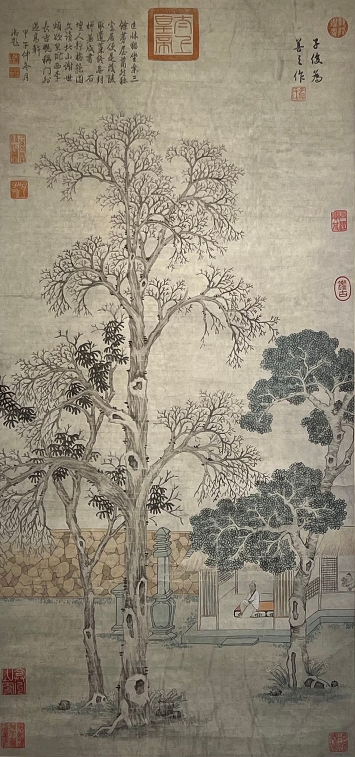 Chinese scroll painting Zhao Mengyu
