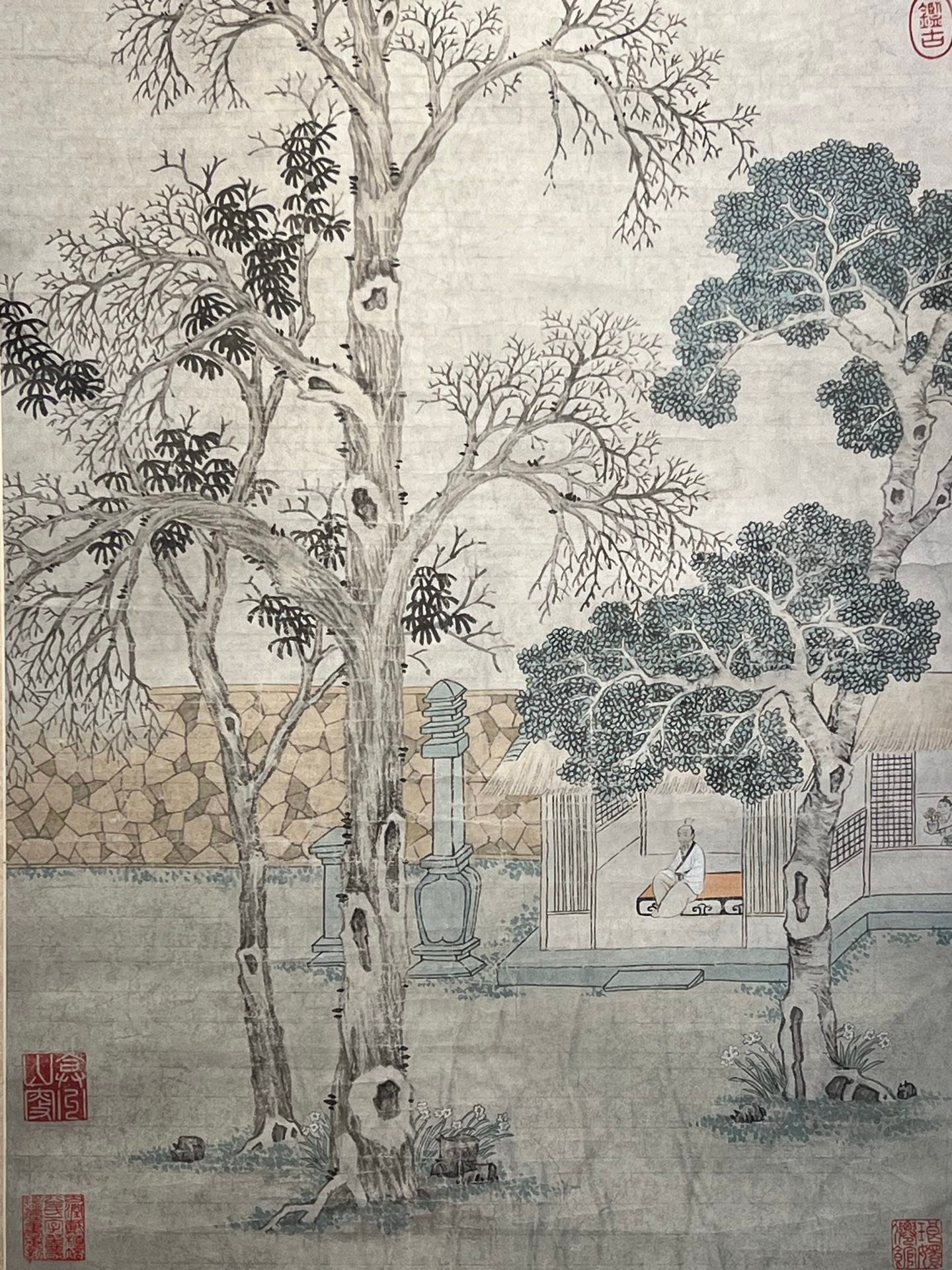 Chinese scroll painting Zhao Mengyu