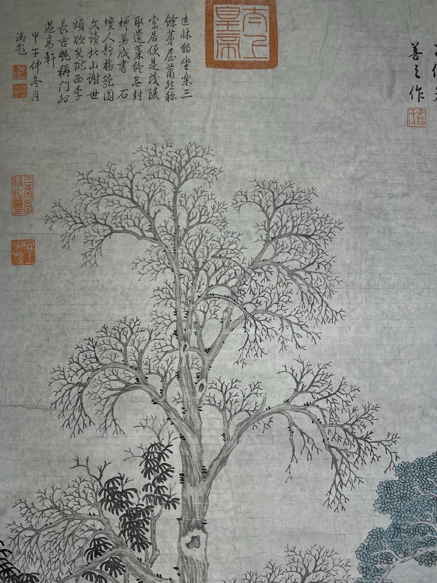 Chinese scroll painting Zhao Mengyu