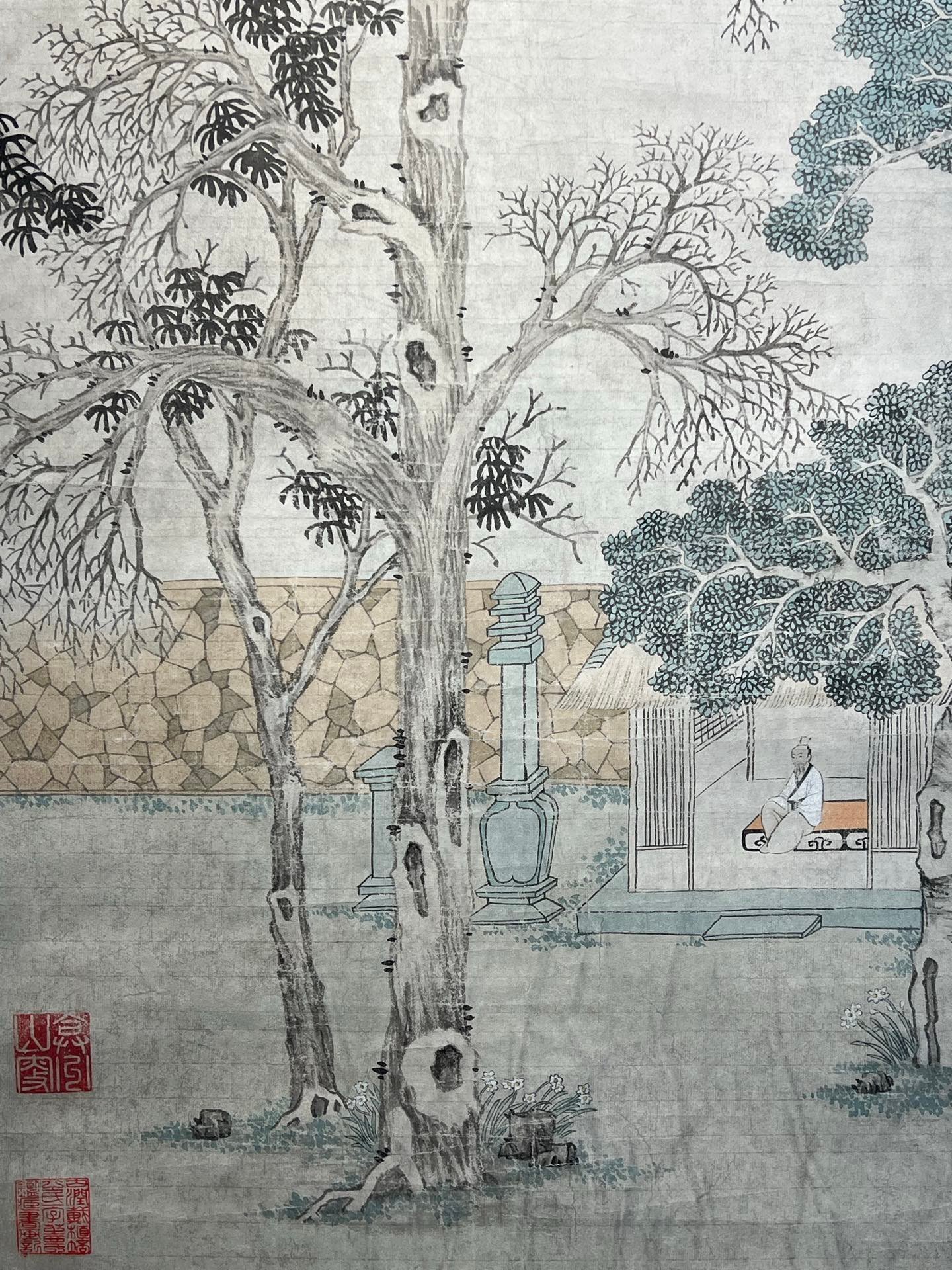 Chinese scroll painting Zhao Mengyu