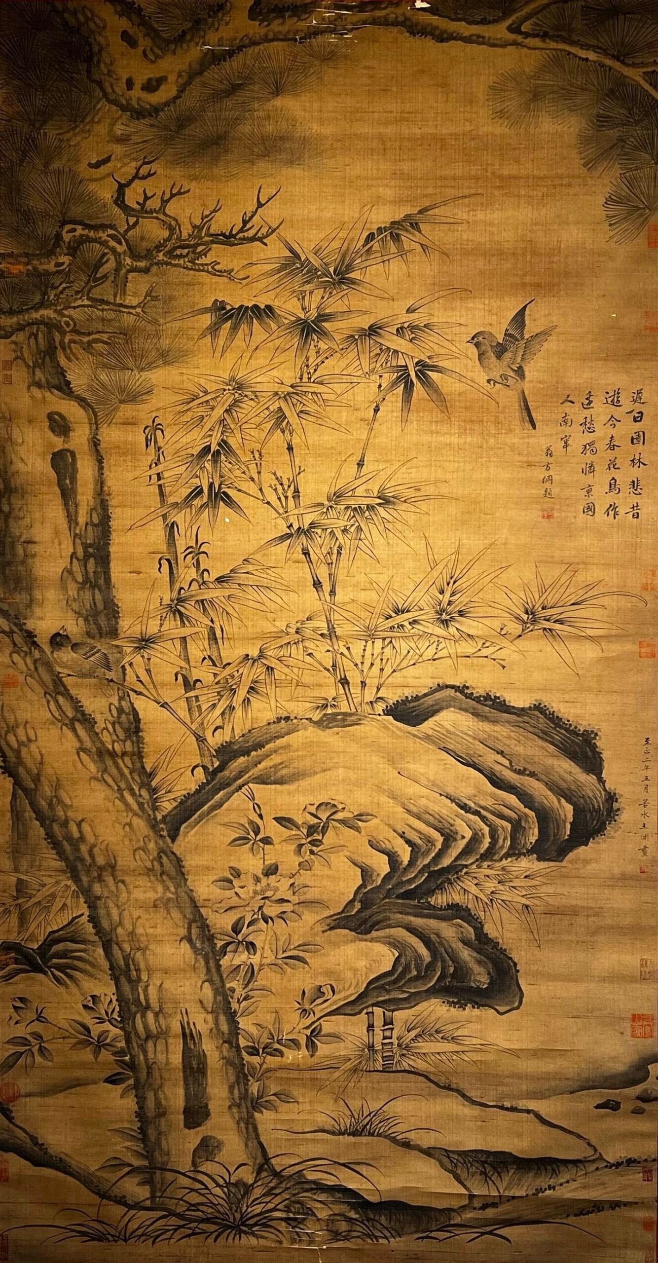 Chinese scroll painting Wang Yuan