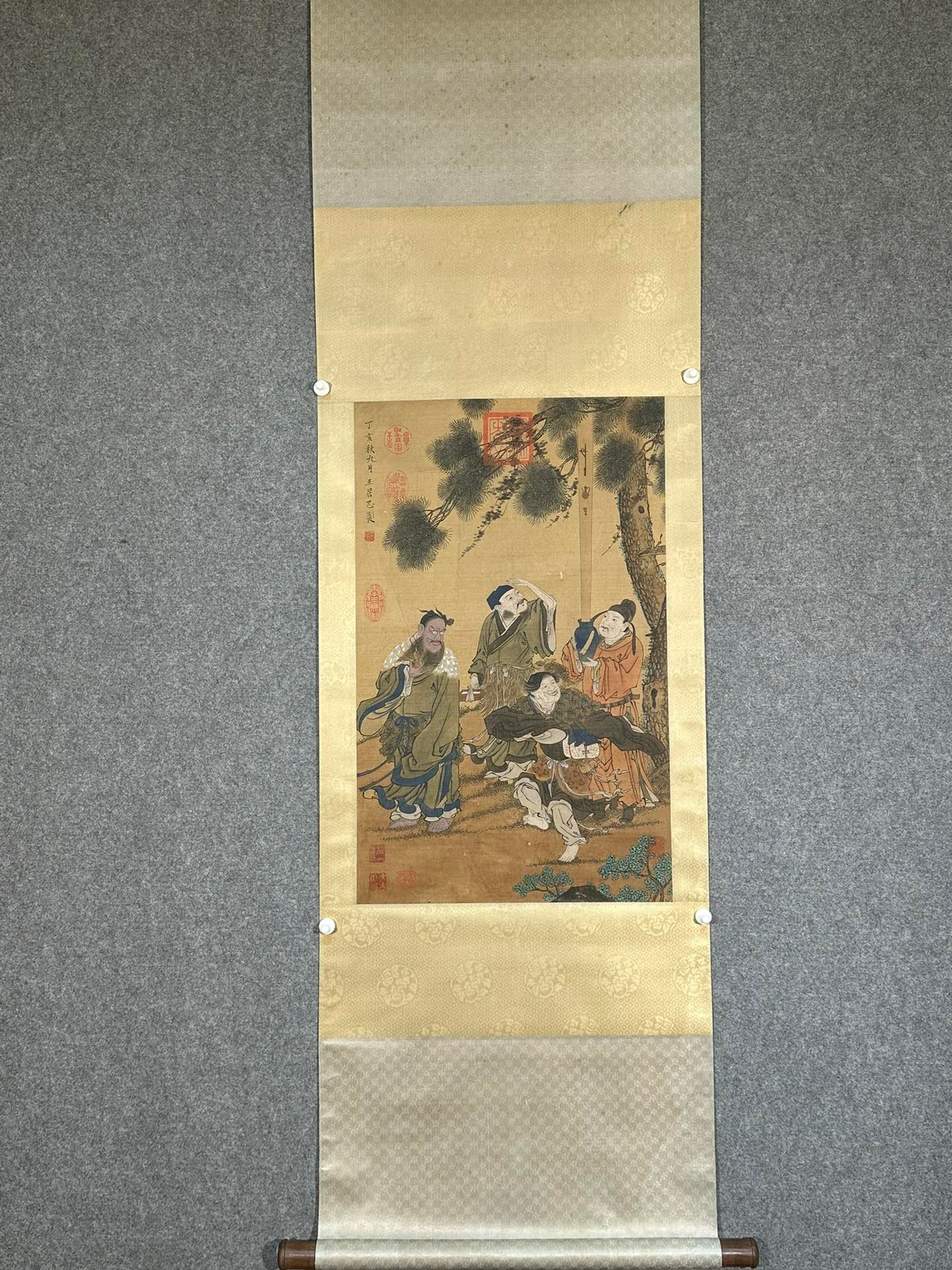 Chinese scroll painting Wang Juzheng