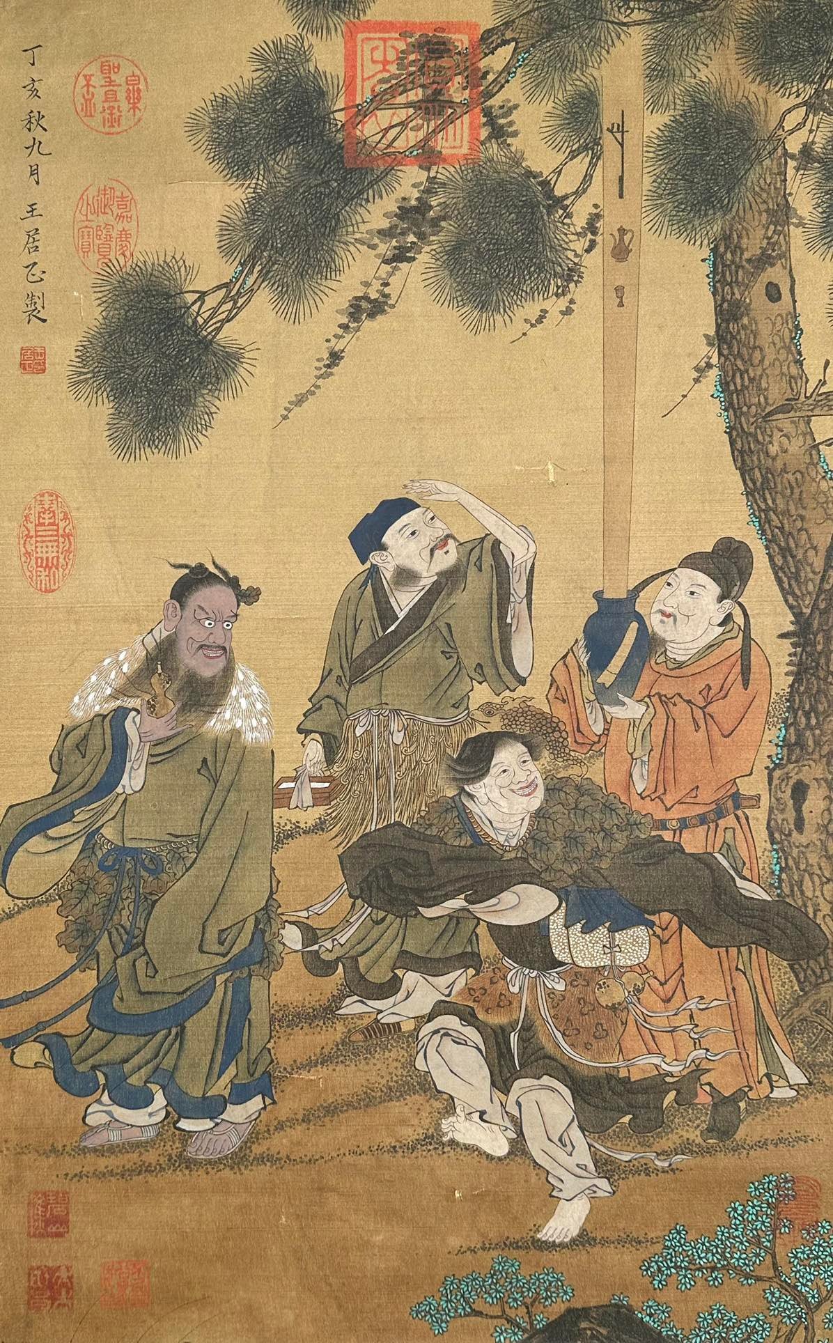 Chinese scroll painting Wang Juzheng
