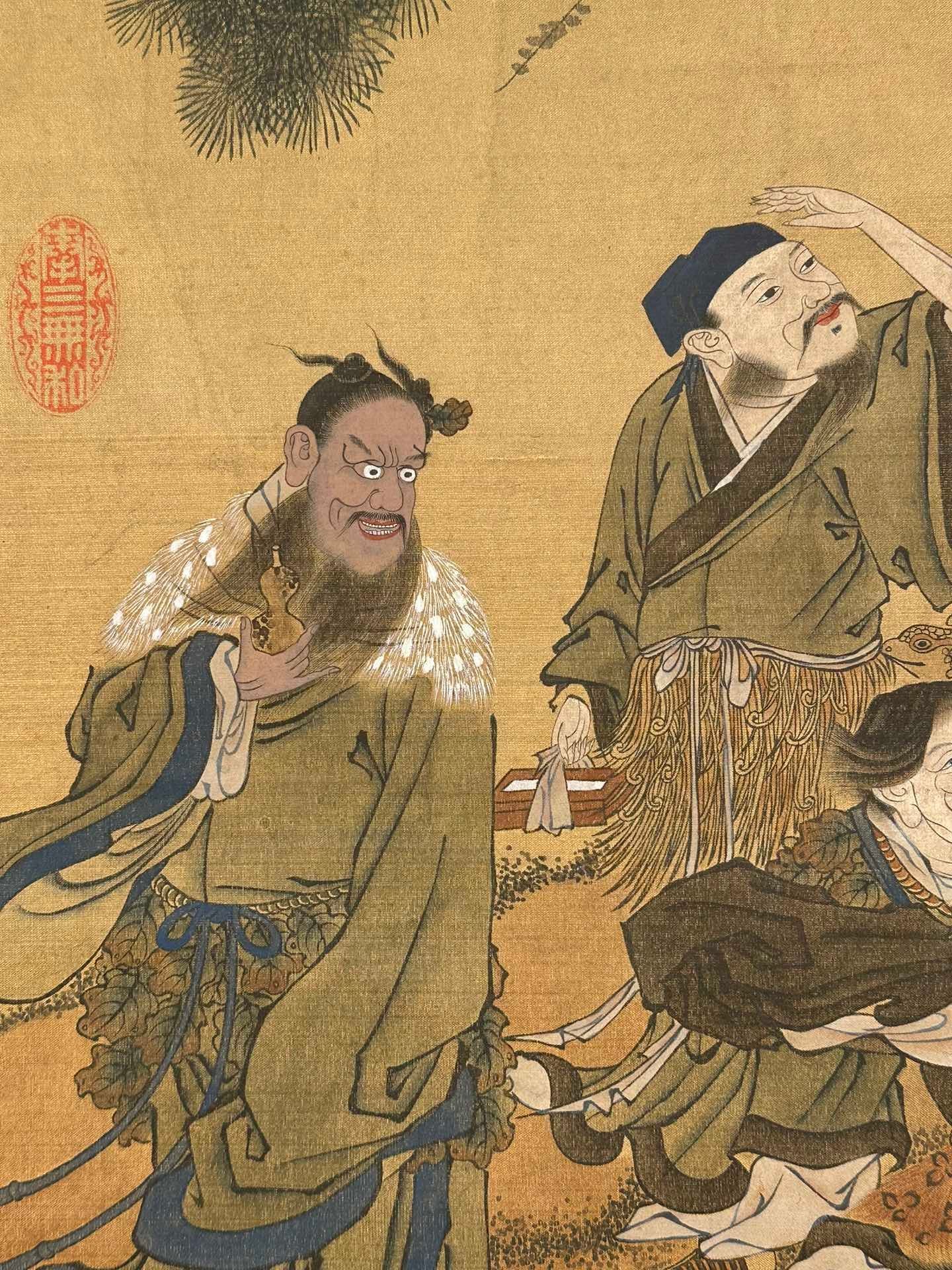Chinese scroll painting Wang Juzheng