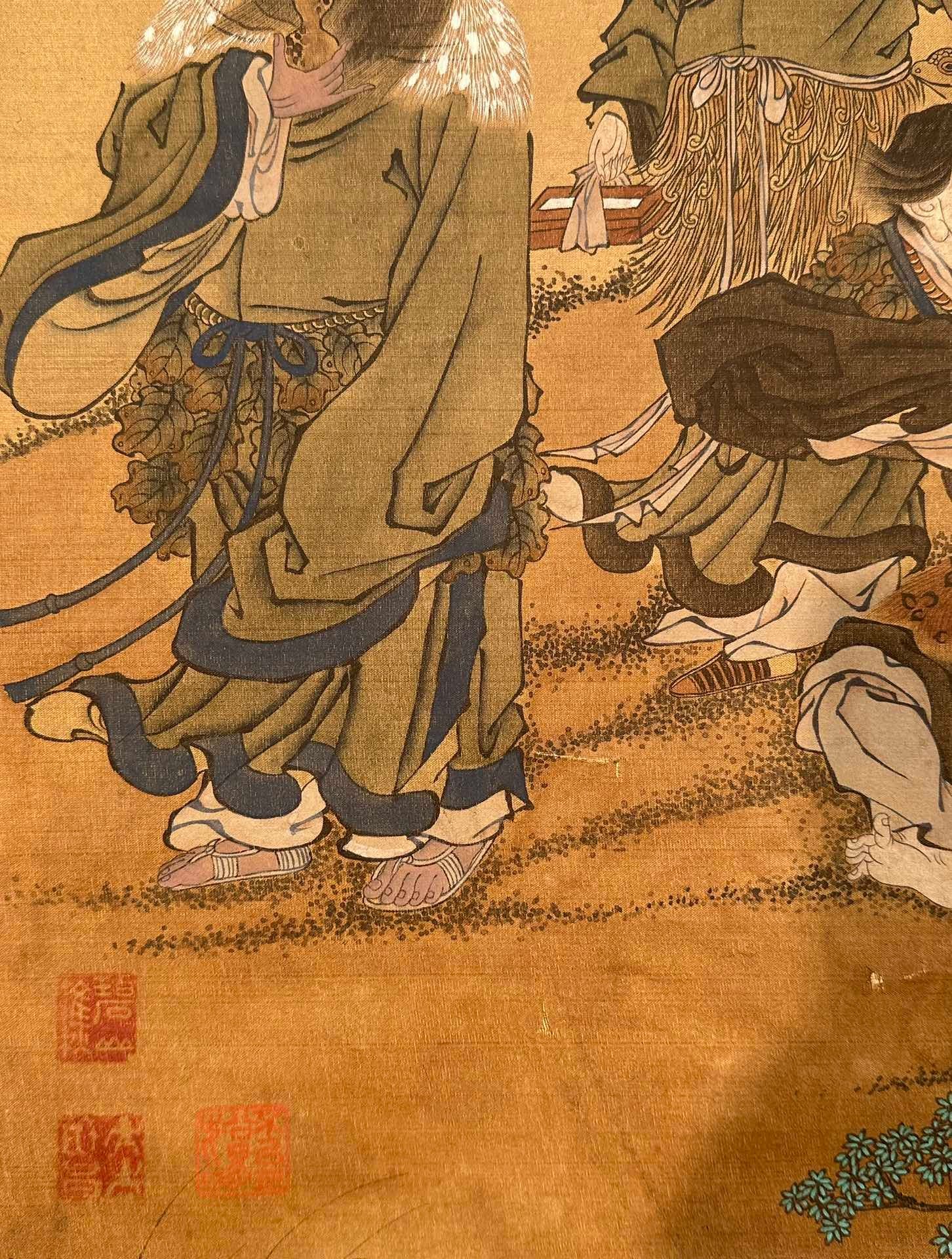 Chinese scroll painting Wang Juzheng