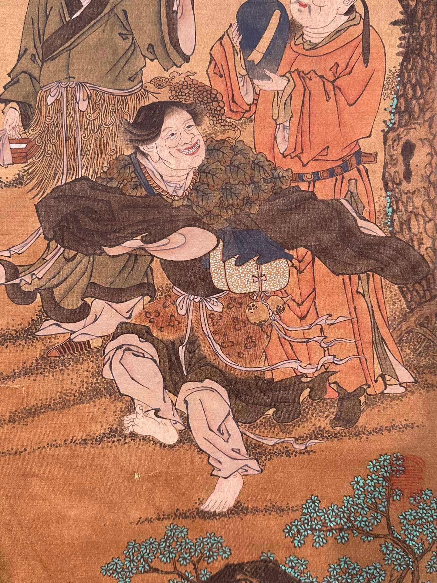Chinese scroll painting Wang Juzheng