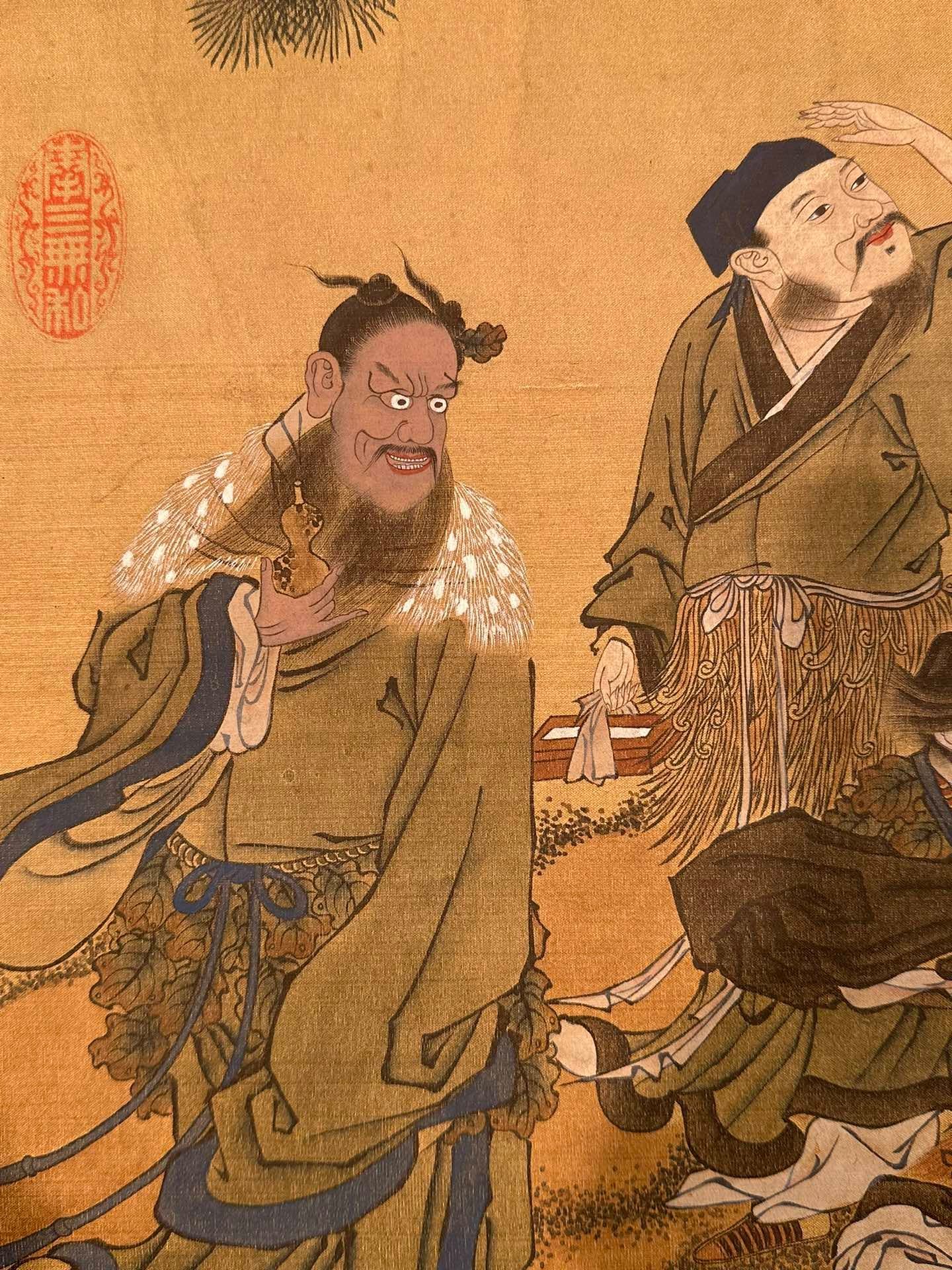 Chinese scroll painting Wang Juzheng