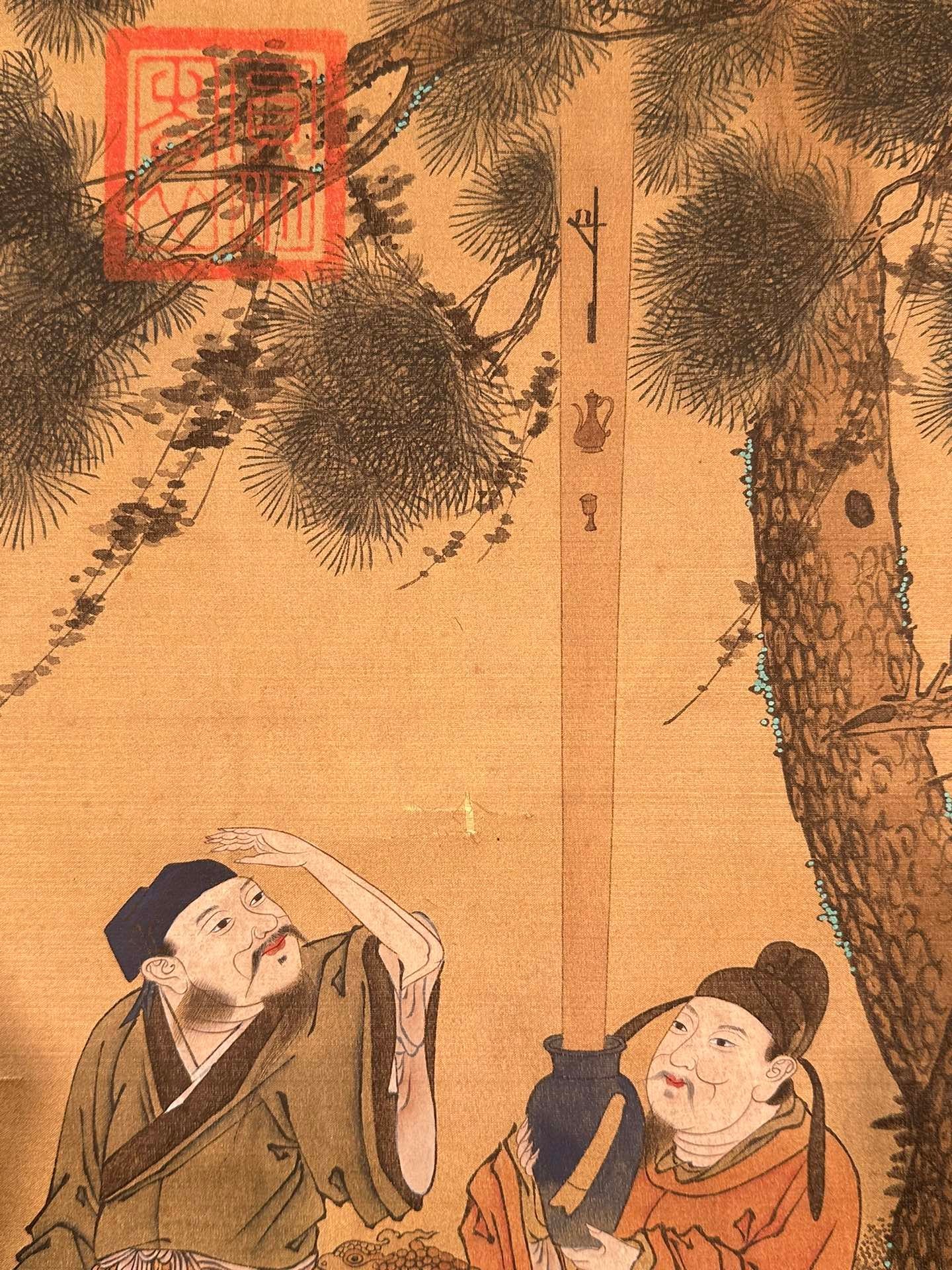 Chinese scroll painting Wang Juzheng