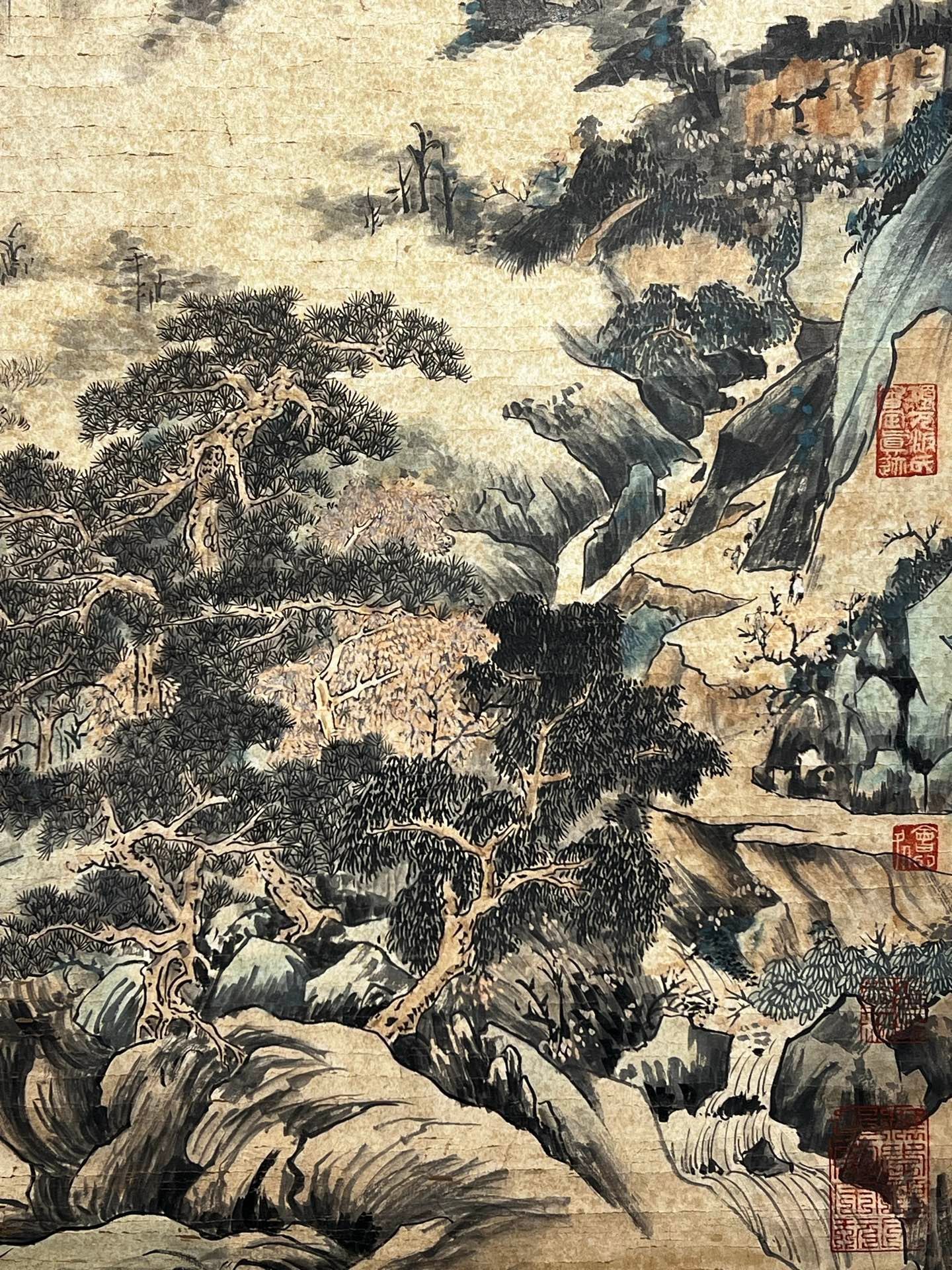 Chinese scroll painting Ni Zan
