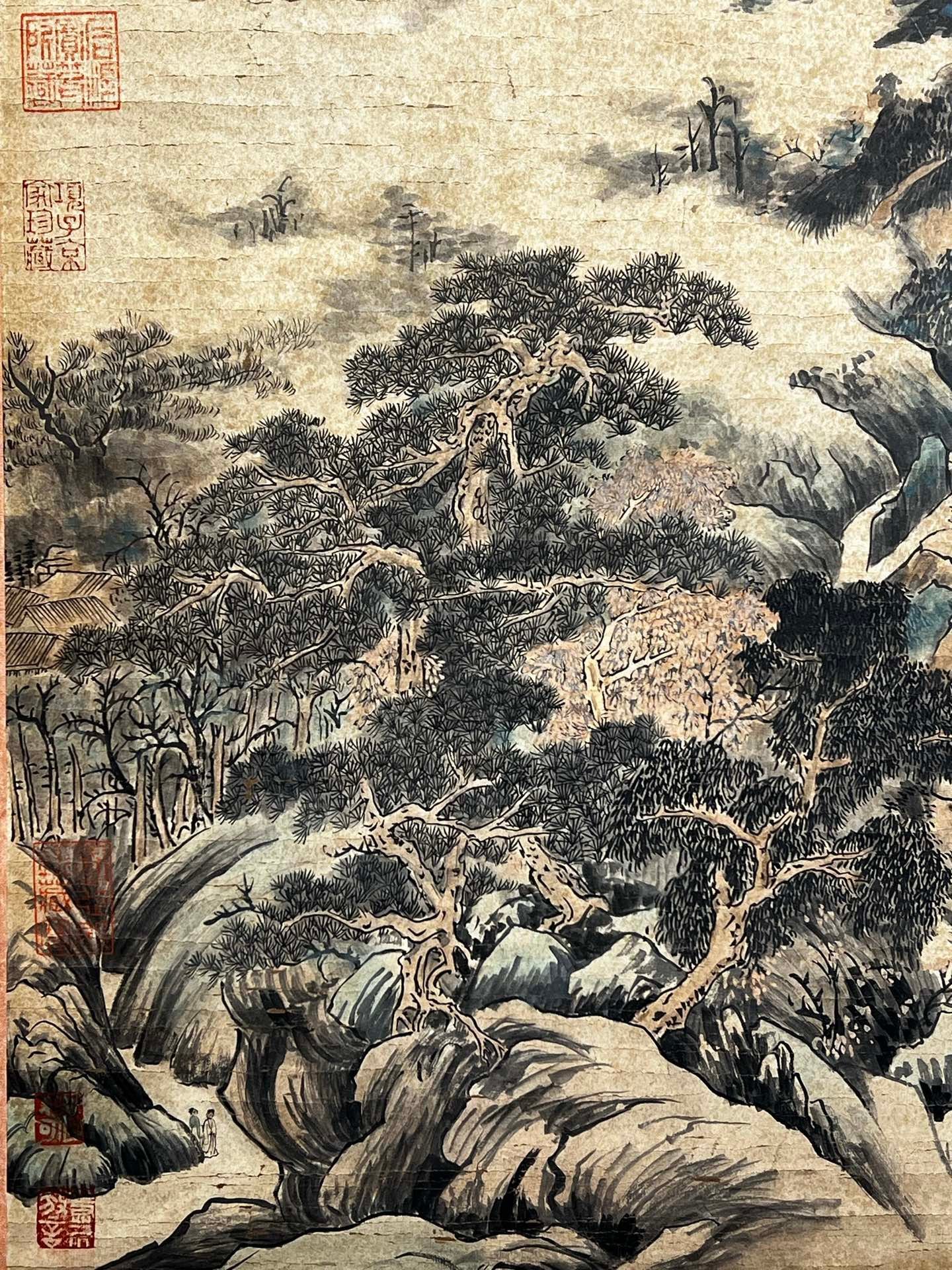 Chinese scroll painting Ni Zan