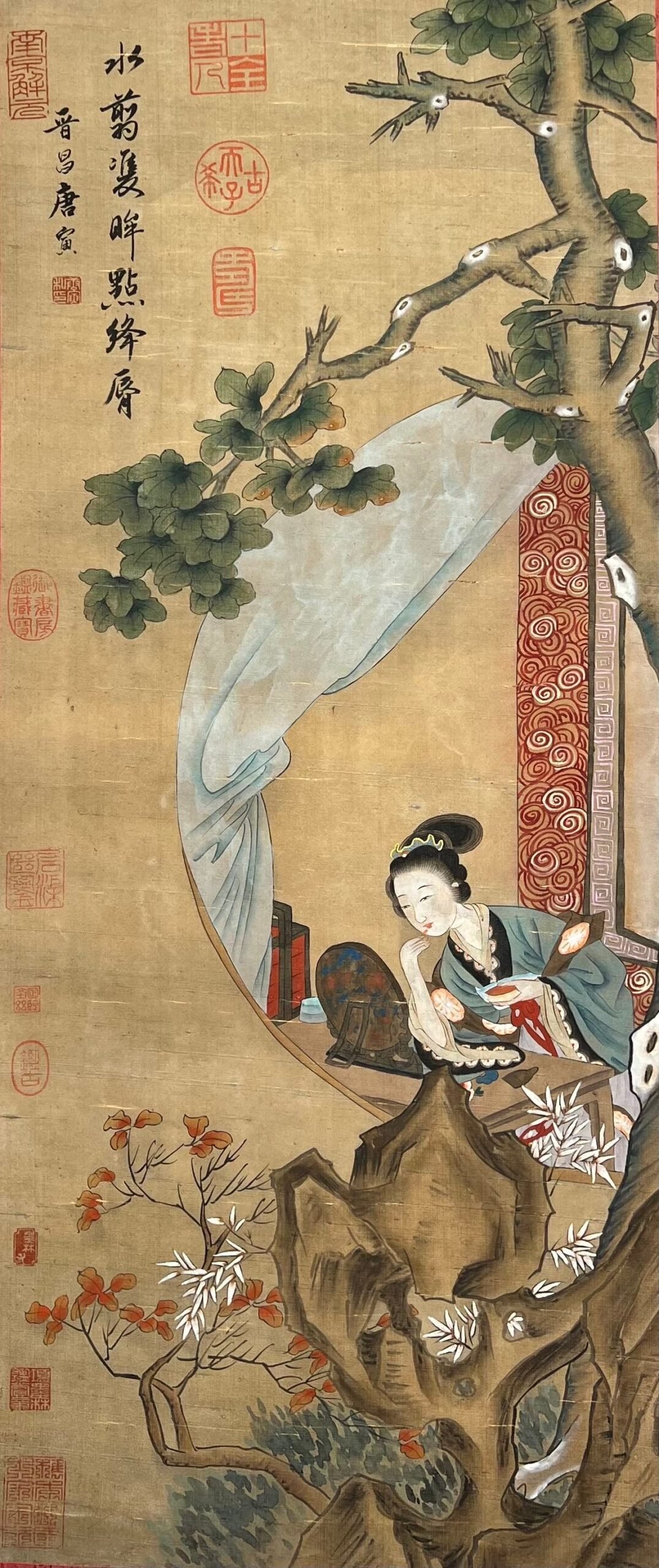 Chinese scroll painting Tang Yin