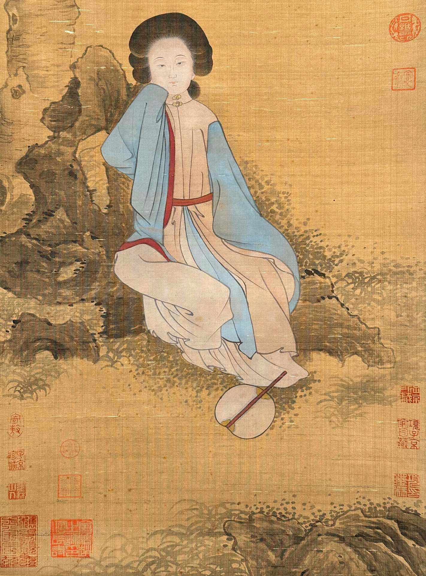 Chinese scroll painting Tang Yin