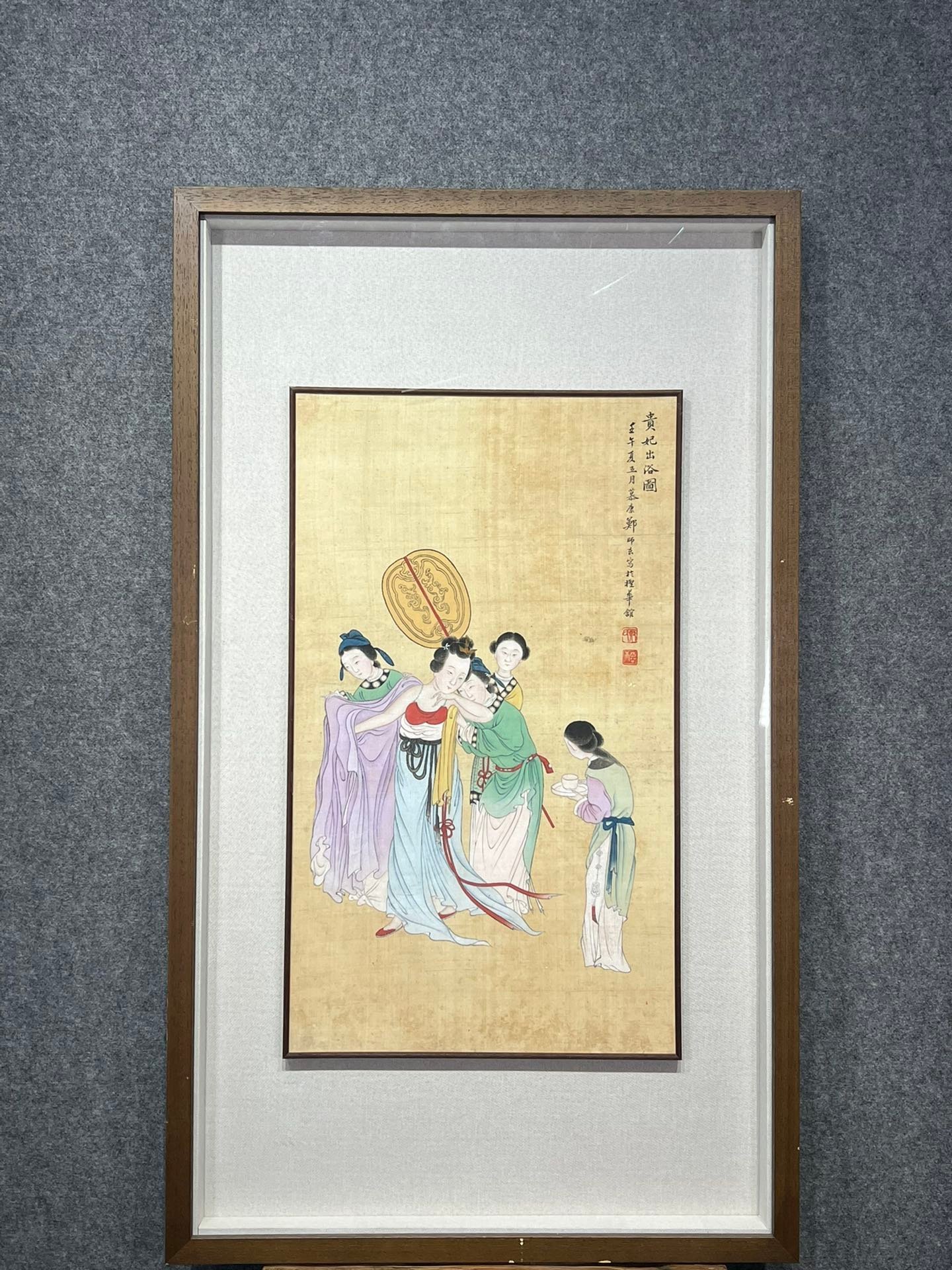 Chinese scroll painting Zheng Mukang