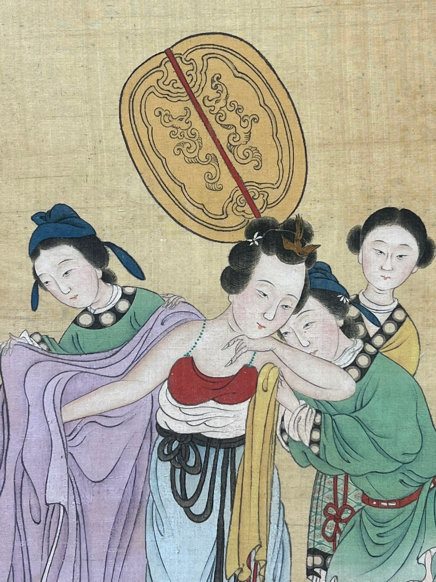 Chinese scroll painting Zheng Mukang