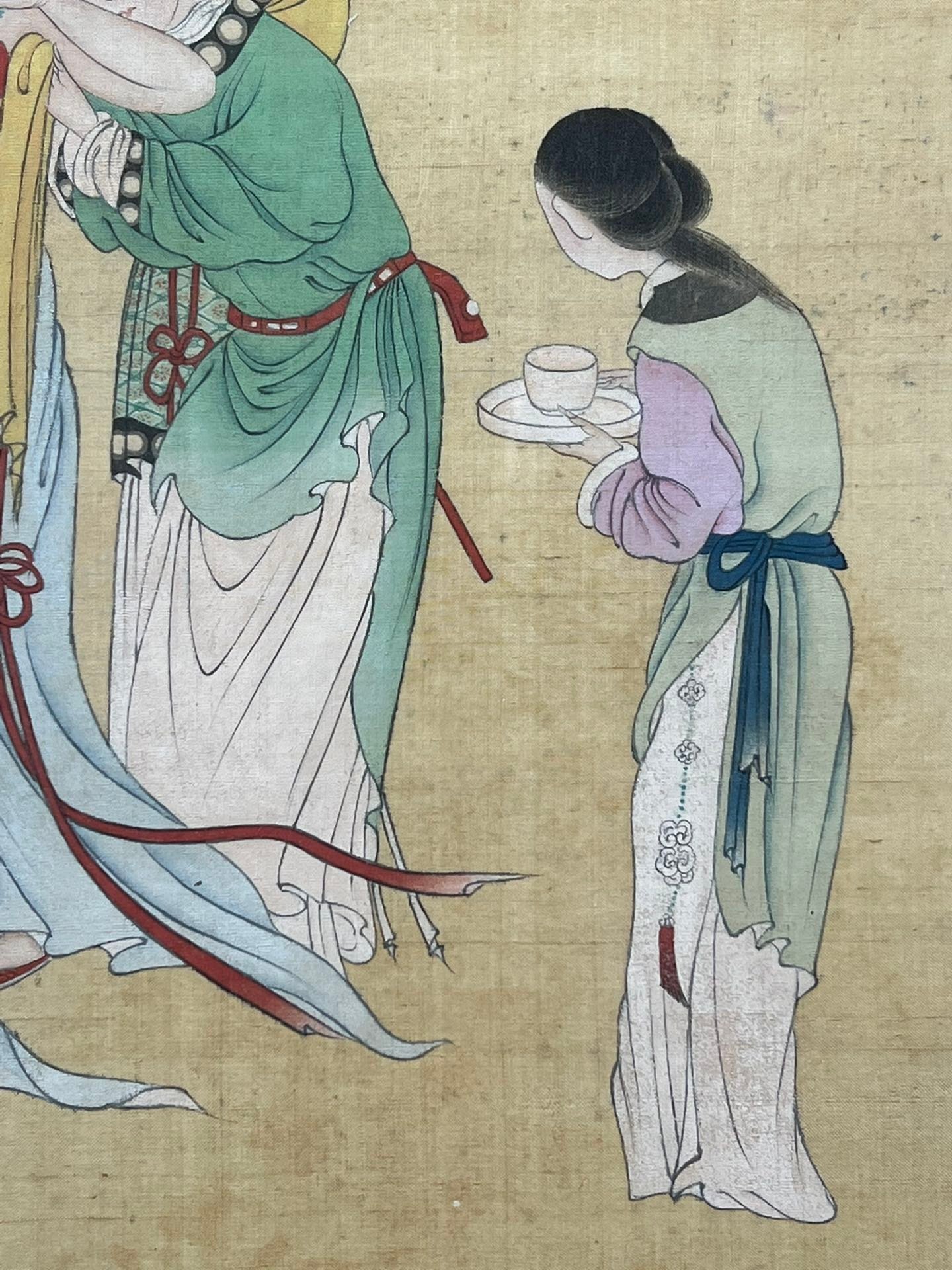 Chinese scroll painting Zheng Mukang