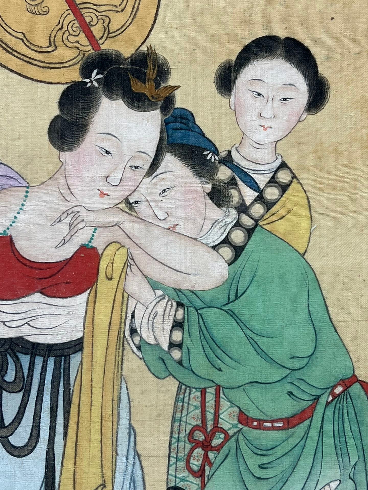 Chinese scroll painting Zheng Mukang