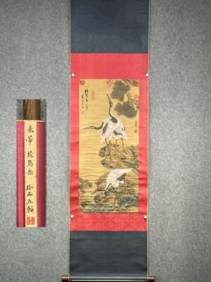 Chinese scroll painting Mi Fu