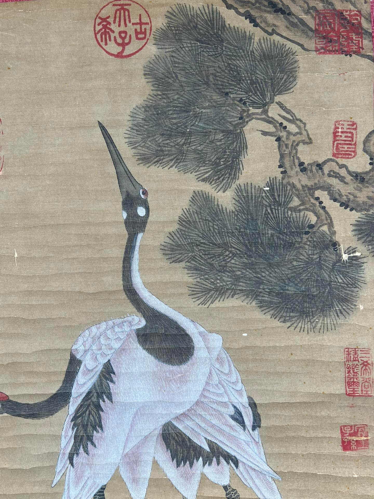 Chinese scroll painting Mi Fu