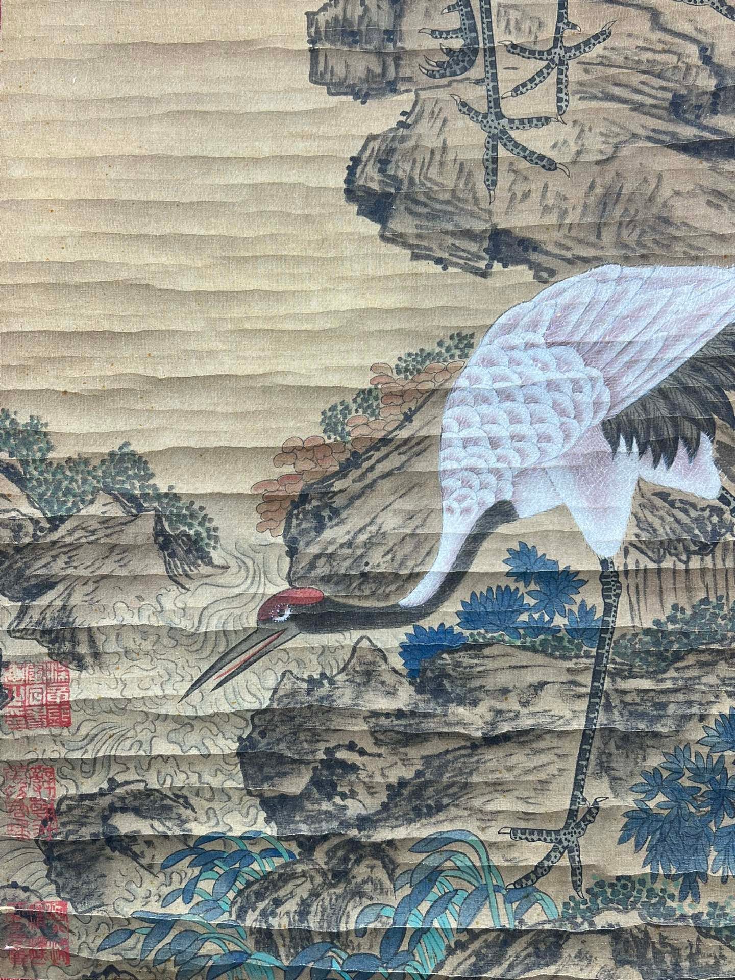 Chinese scroll painting Mi Fu