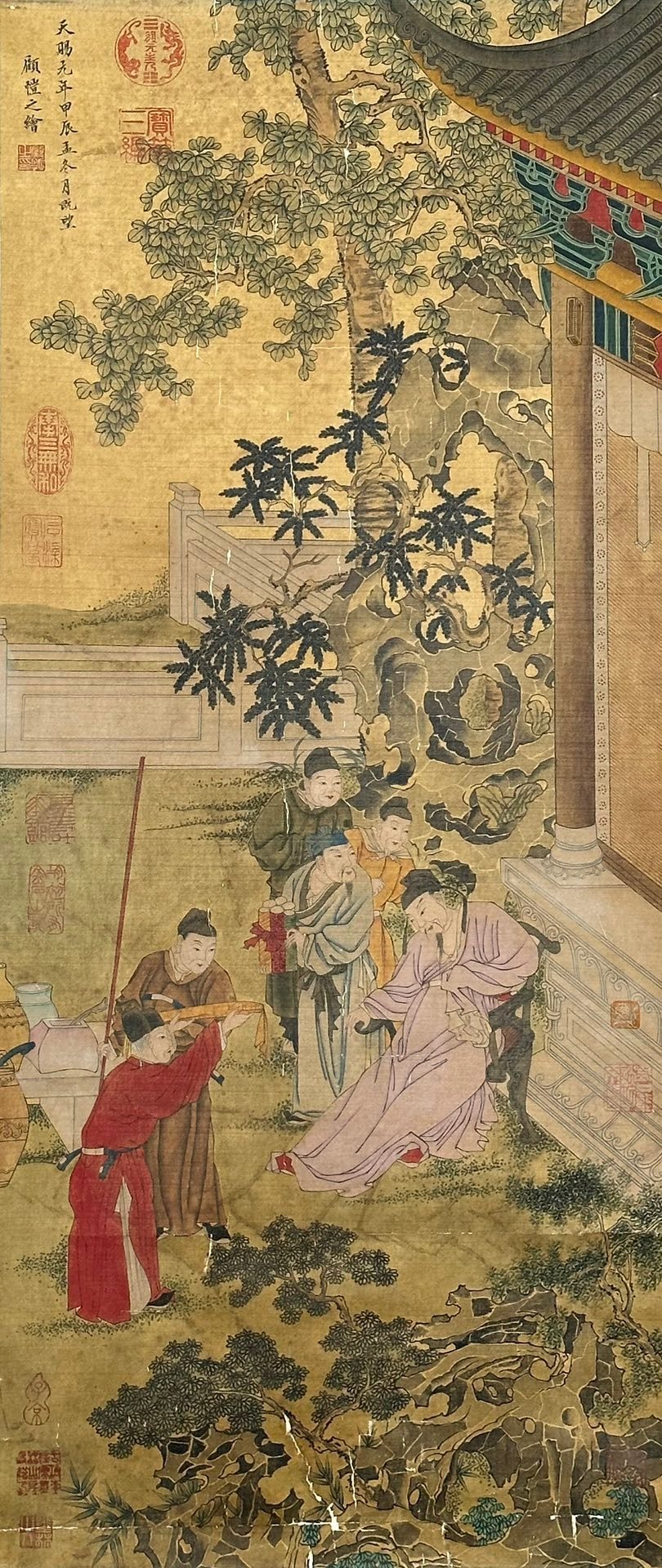 Chinese scroll painting Gu Kaizhi