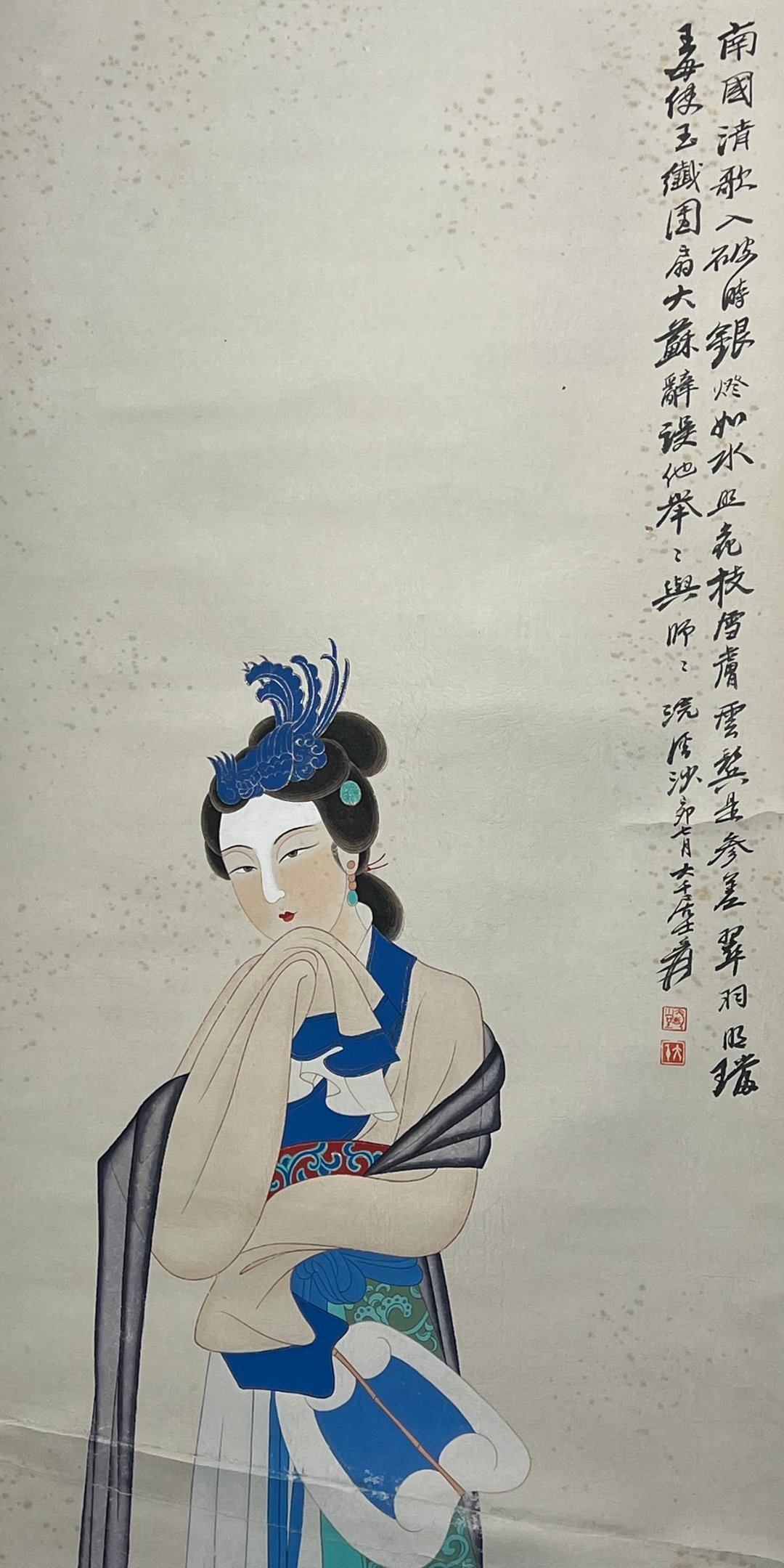 Chinese scroll painting Zhang Daqian