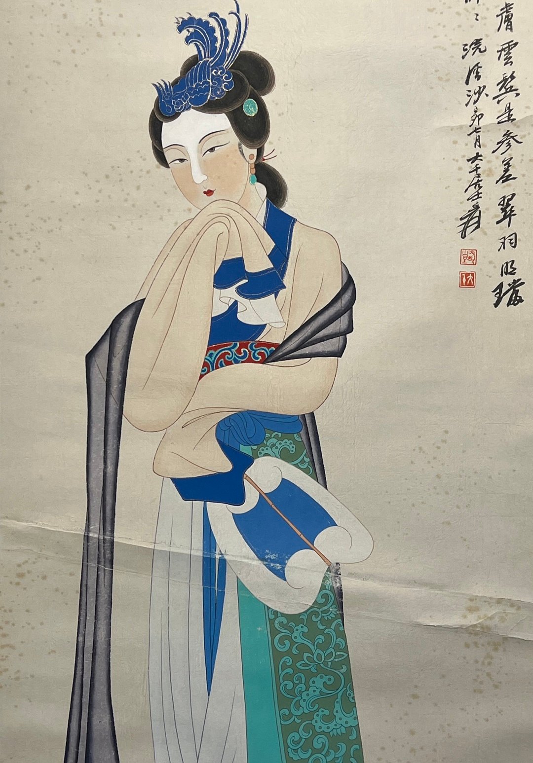 Chinese scroll painting Zhang Daqian