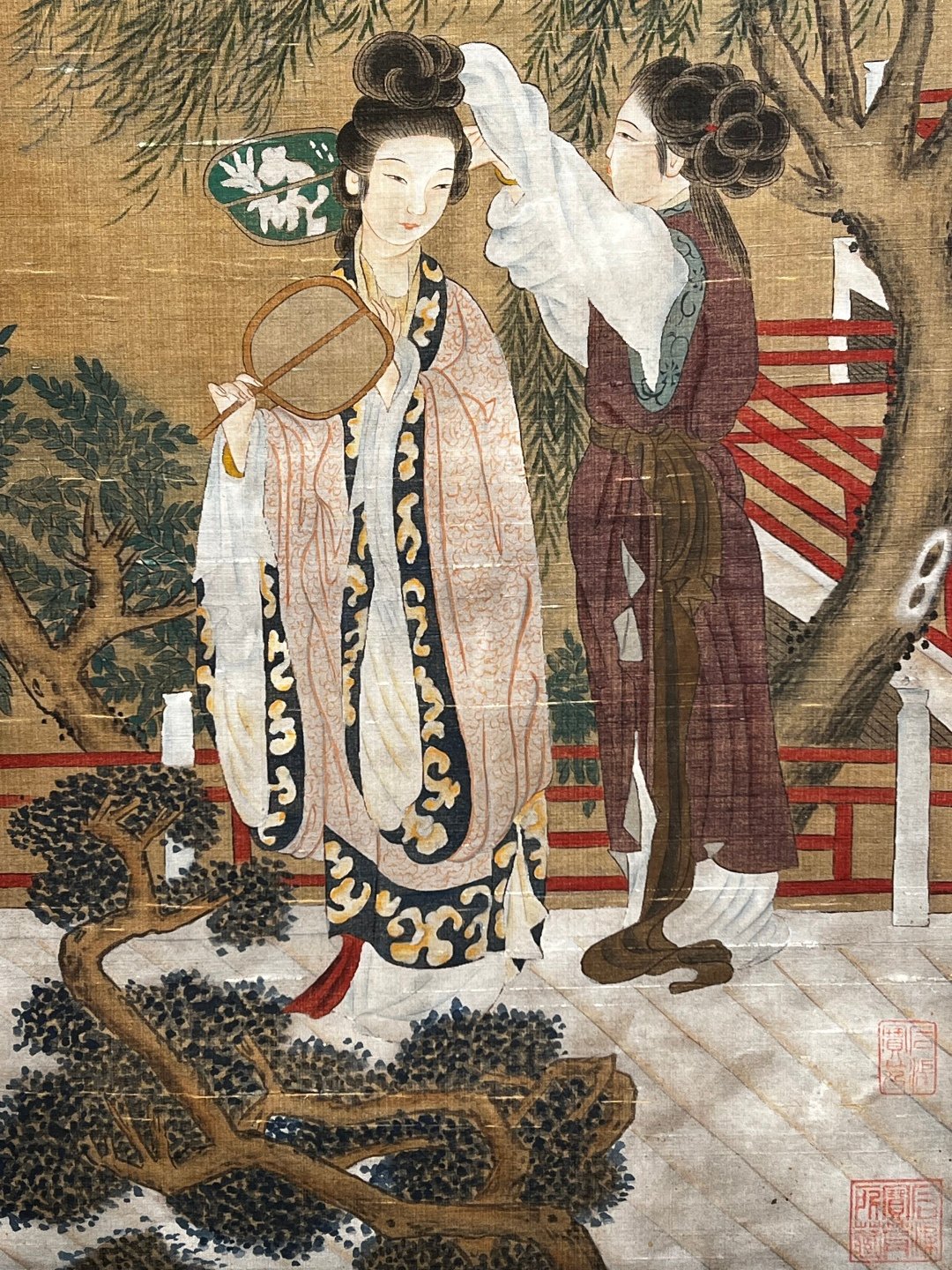 Chinese scroll painting Tang Yin