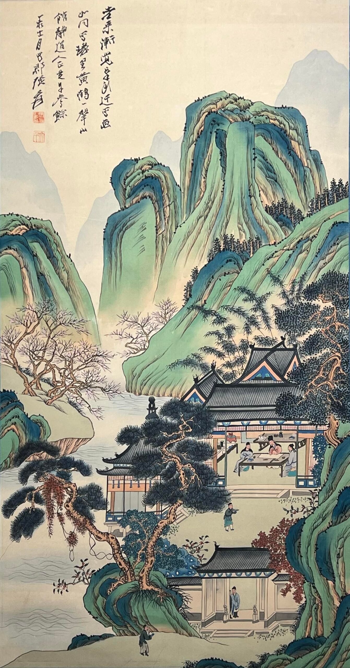 Chinese scroll painting Zhang Daqian