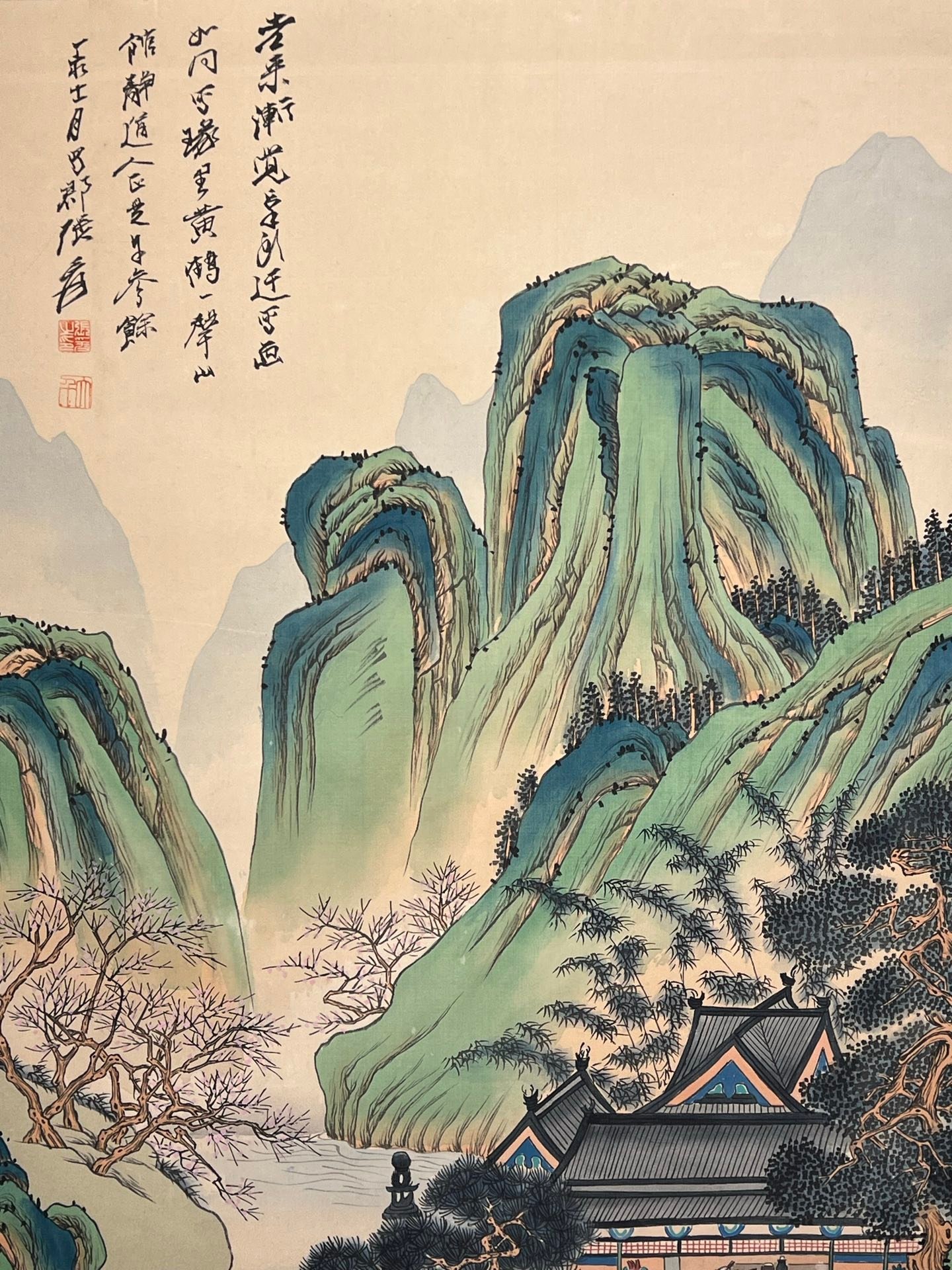 Chinese scroll painting Zhang Daqian