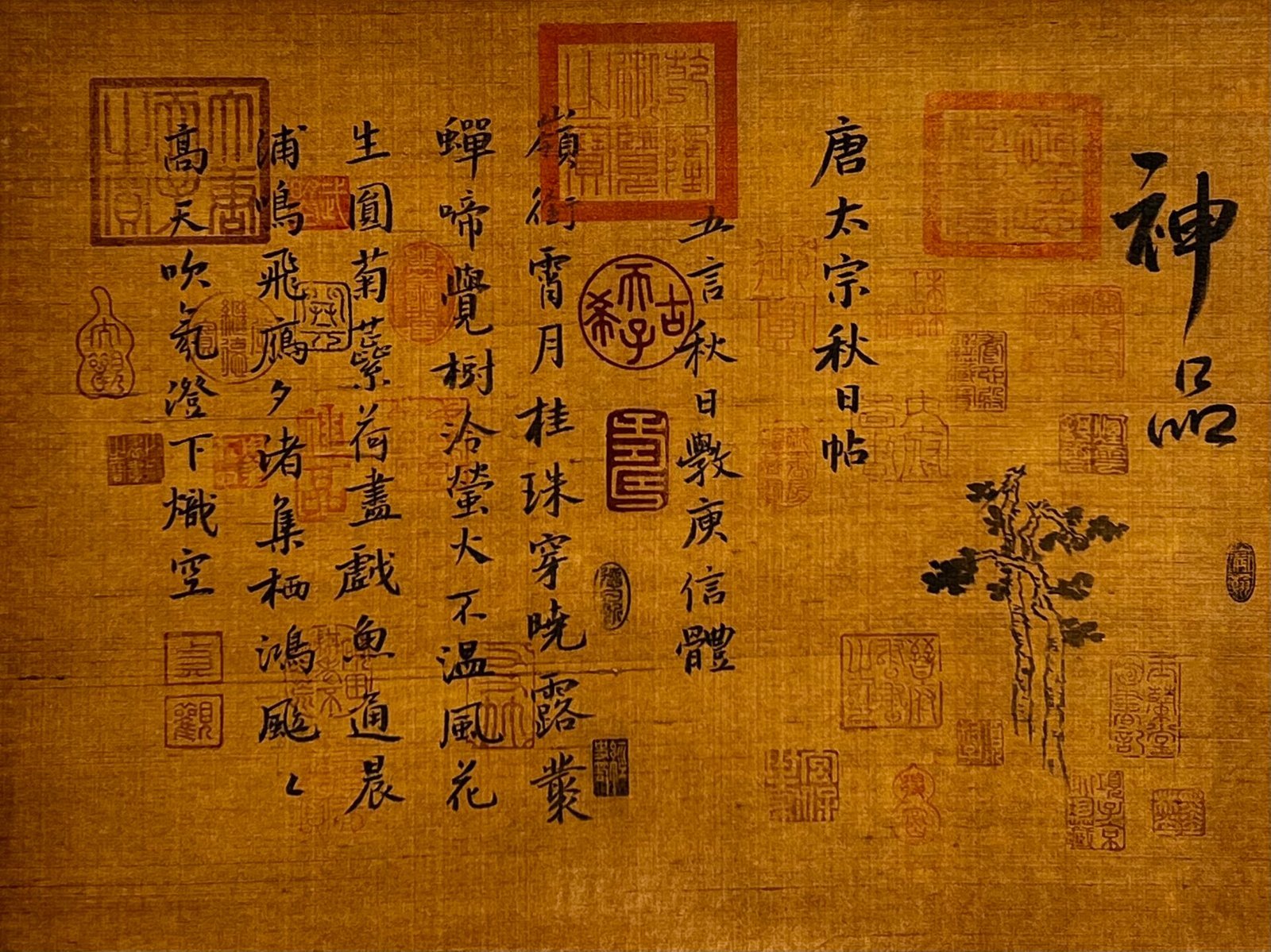 Chinese scroll painting Chunhua