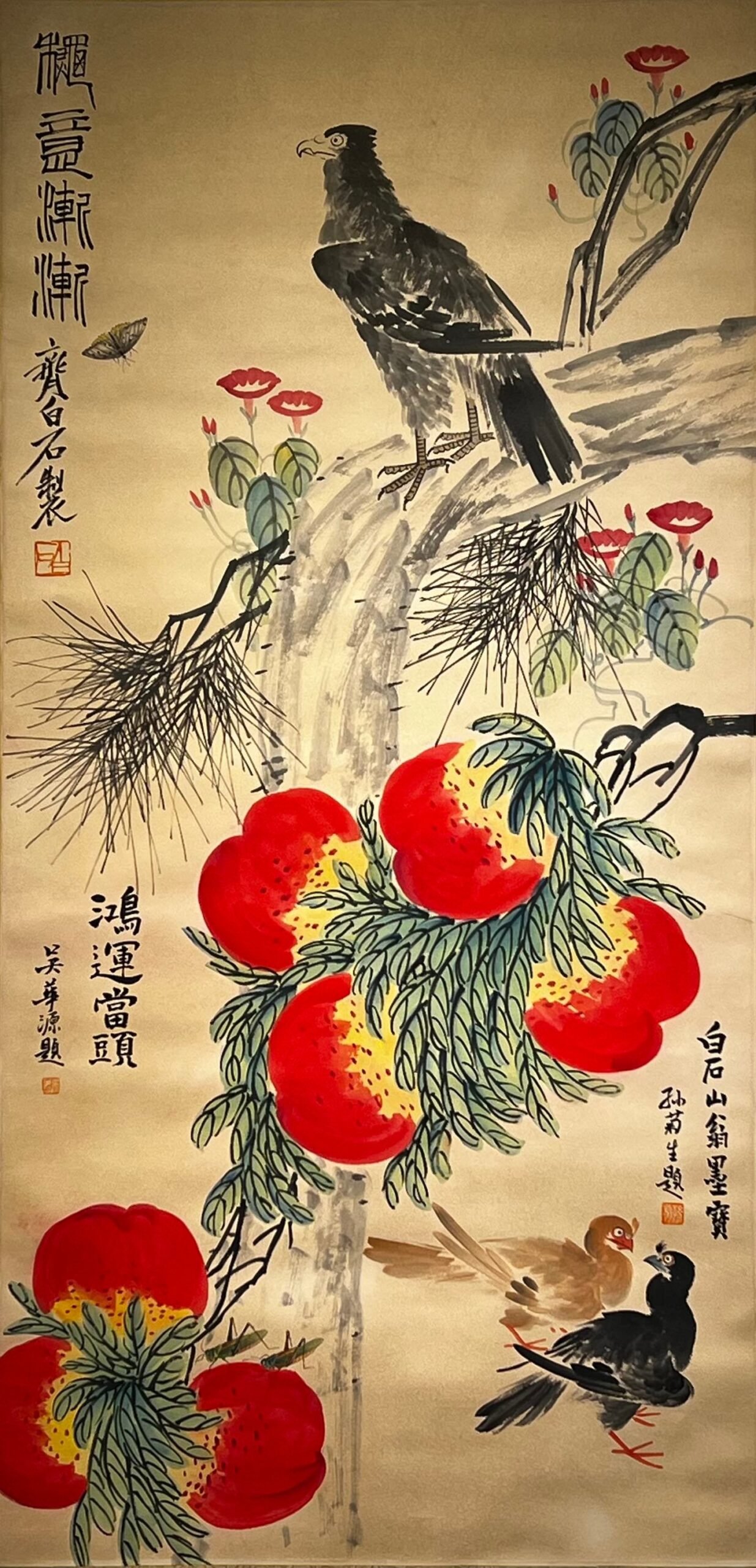 Chinese scroll painting Qi Baishi