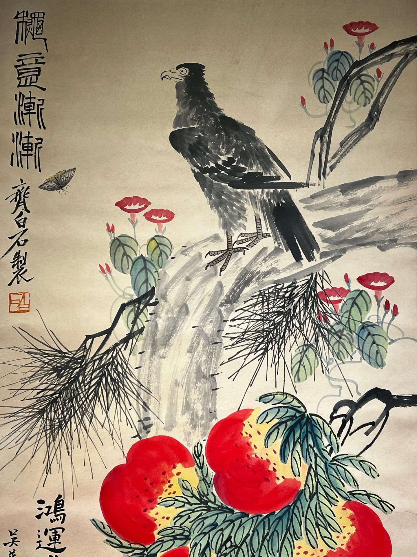 Chinese scroll painting Qi Baishi