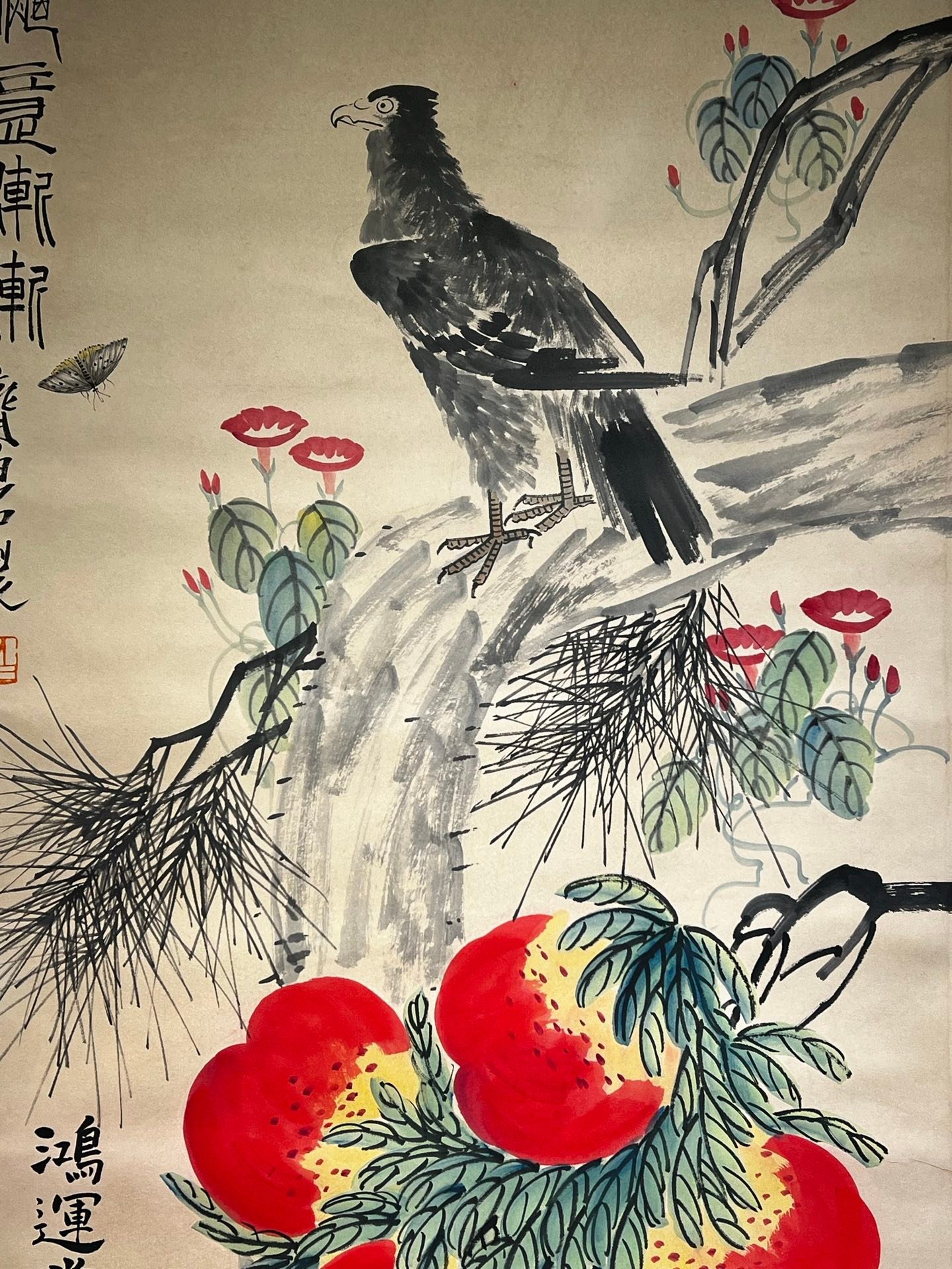 Chinese scroll painting Qi Baishi