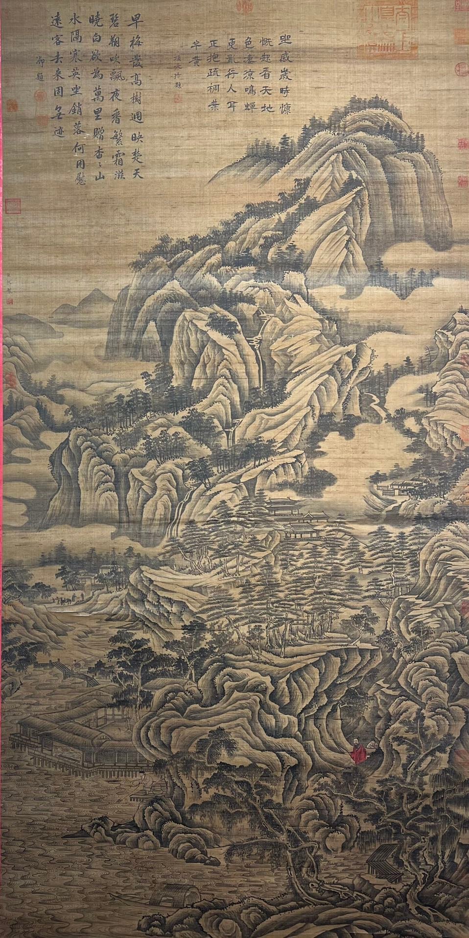 Chinese scroll painting Giant Ra