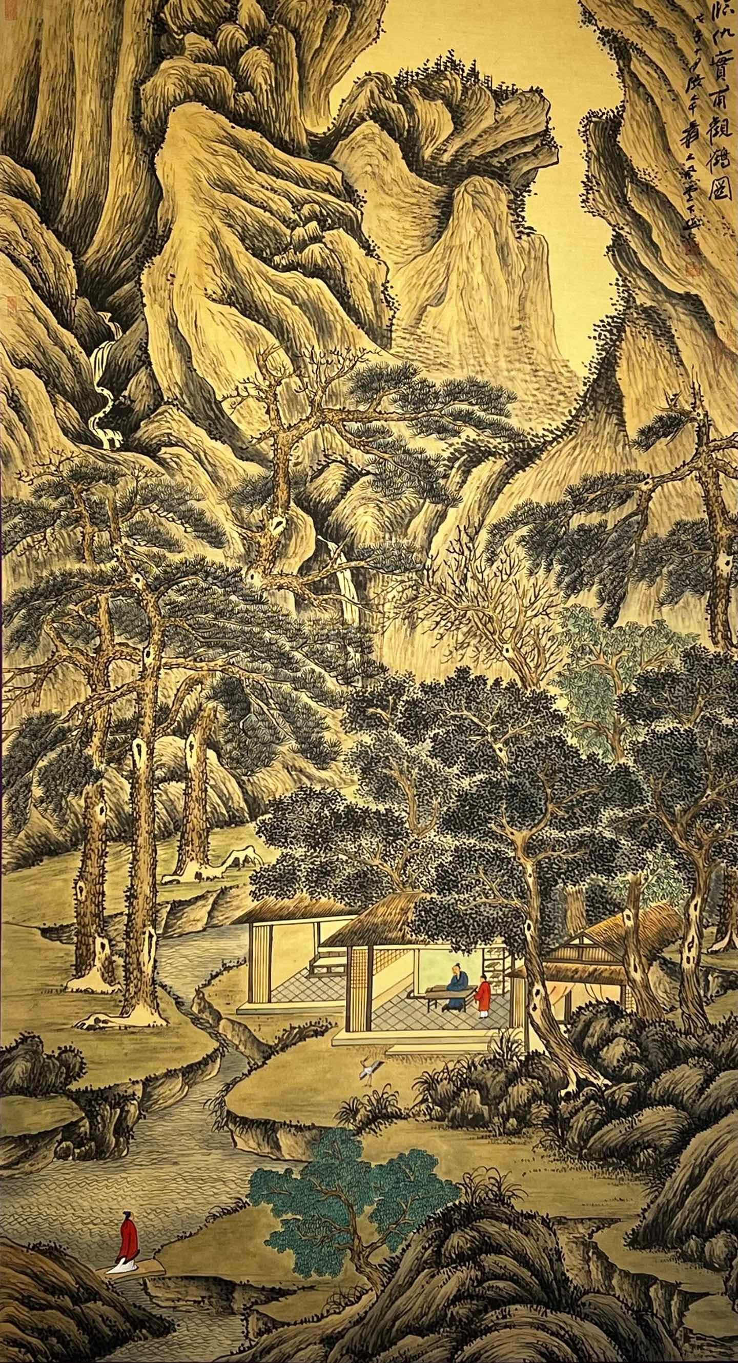 Chinese scroll painting Zhang Daqian