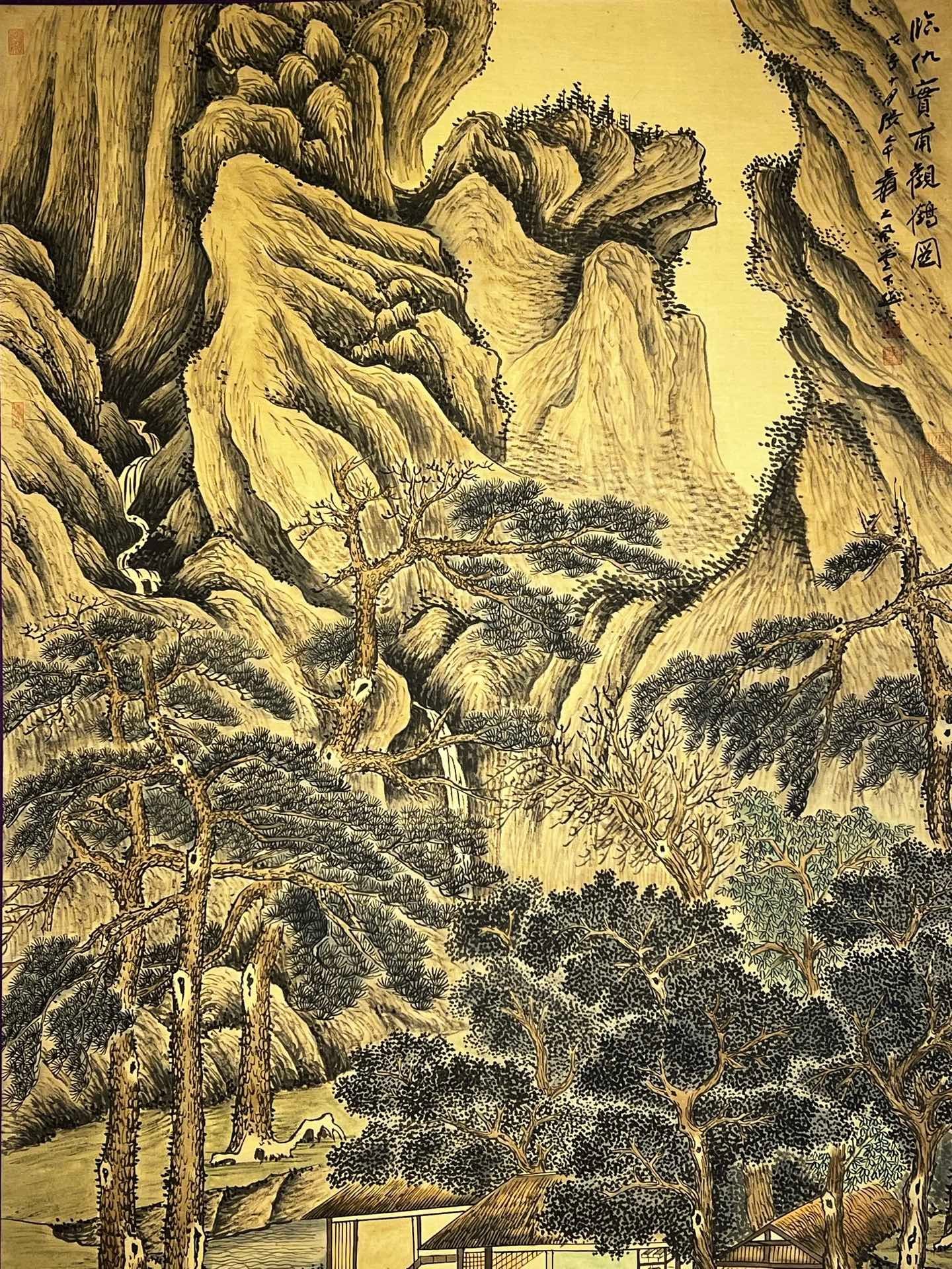 Chinese scroll painting Zhang Daqian