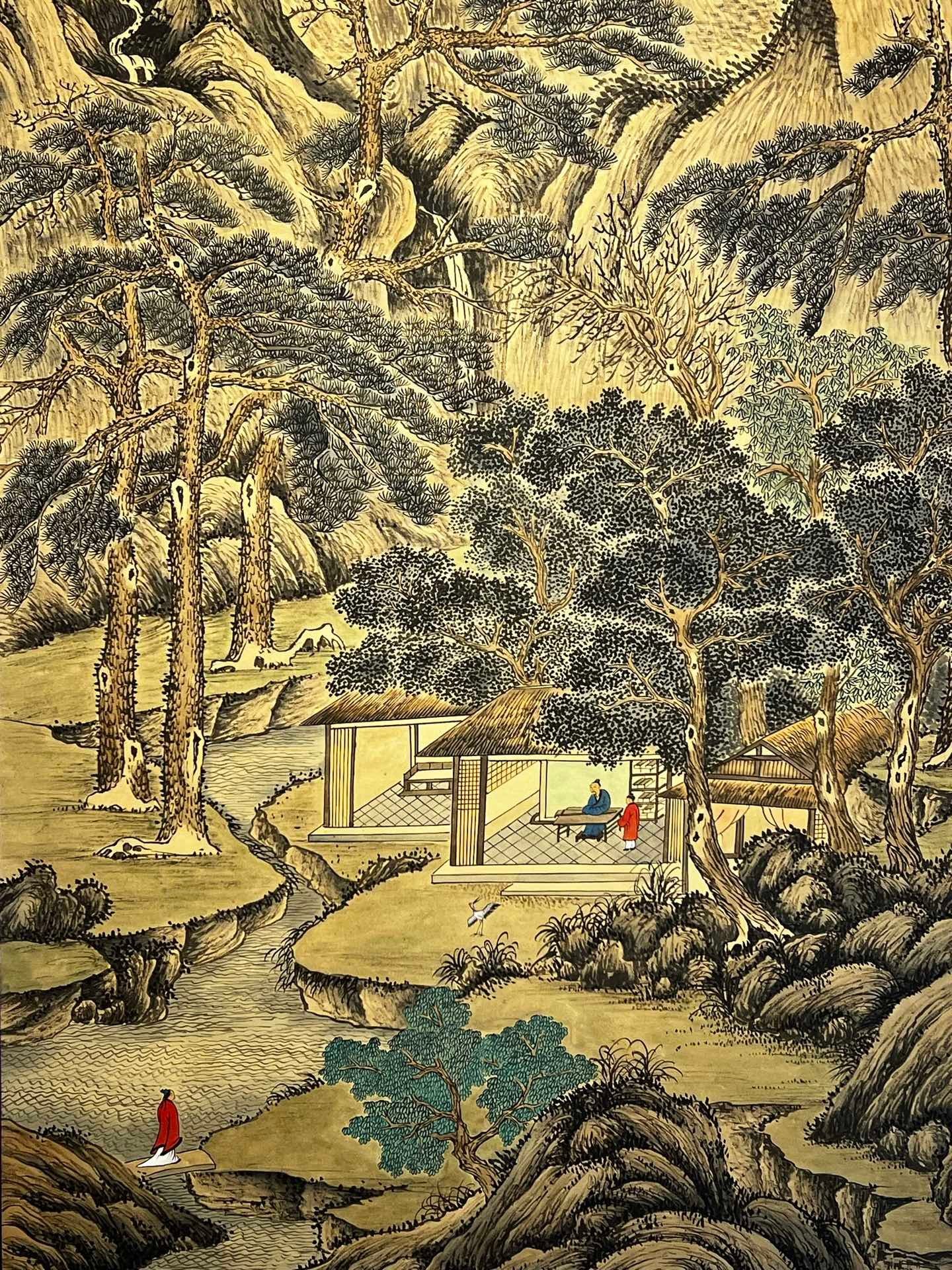 Chinese scroll painting Zhang Daqian