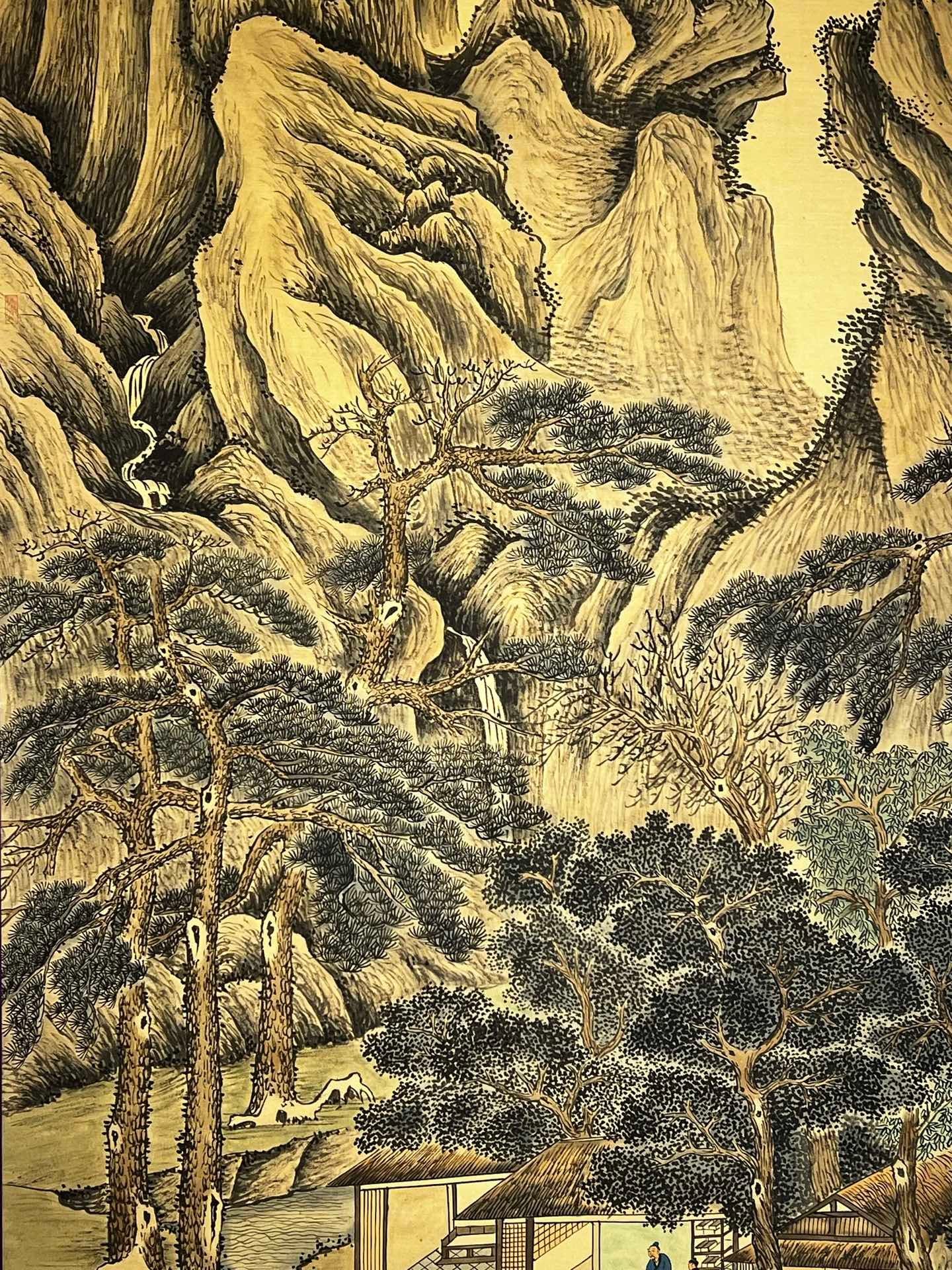 Chinese scroll painting Zhang Daqian