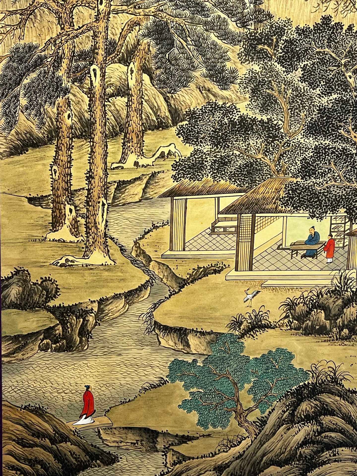 Chinese scroll painting Zhang Daqian