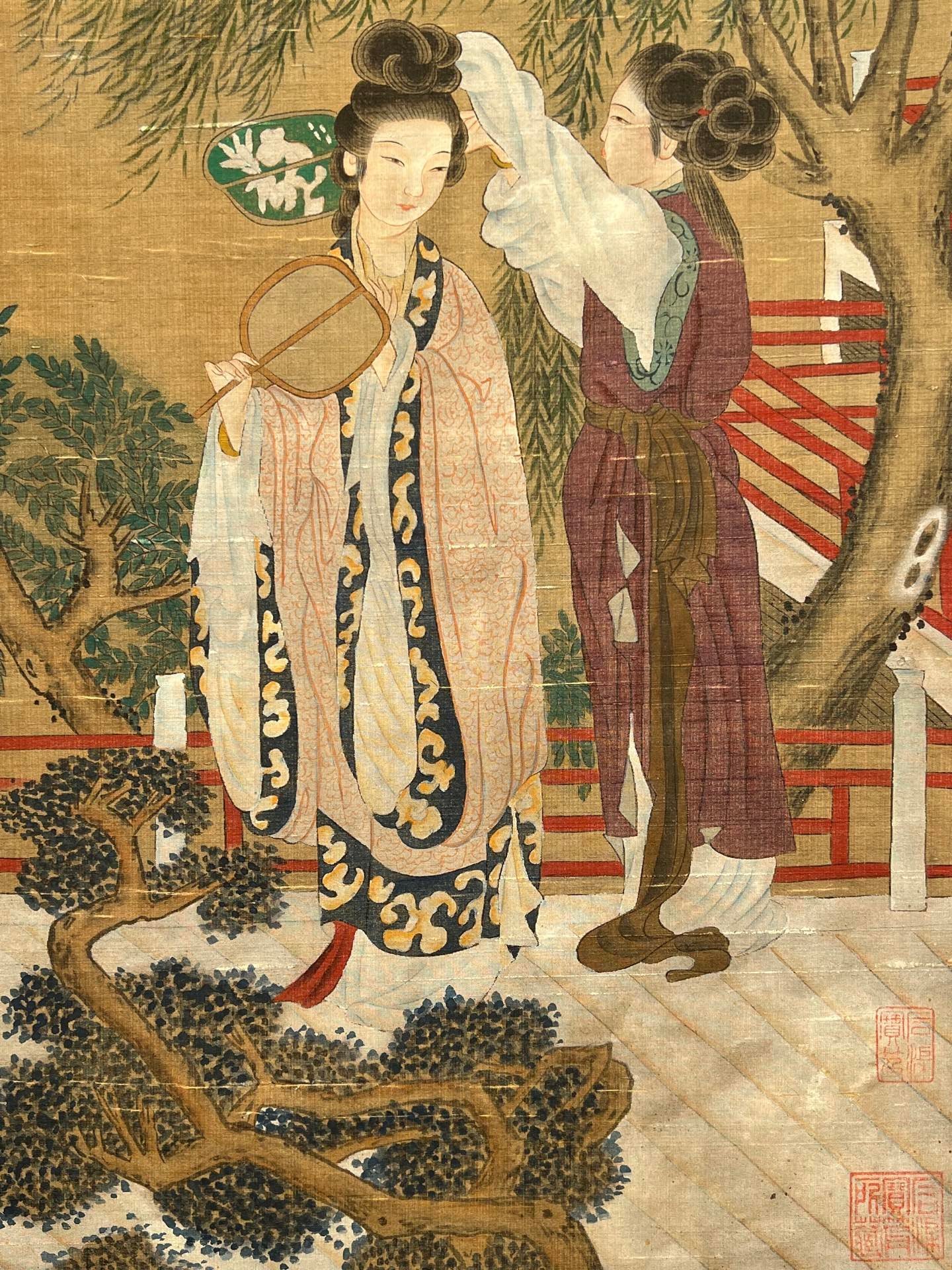 Chinese scroll painting Tang Yin